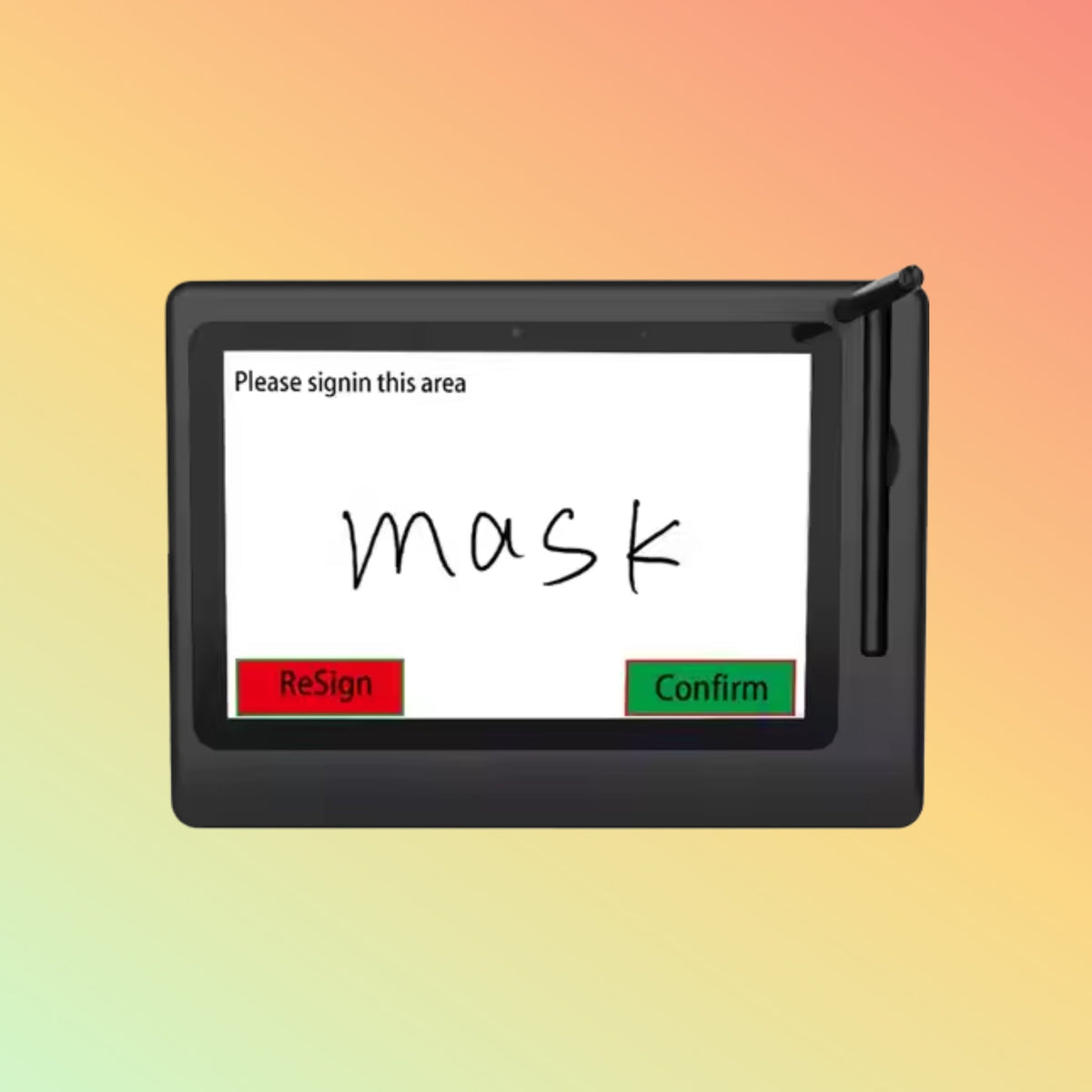 10.1 Inch Electronic Sign Monitor Lcd Writing Tablet Digital Signature Pad with Stylus 2048 Levels Paperless Device SDK OEM - NEOTECH