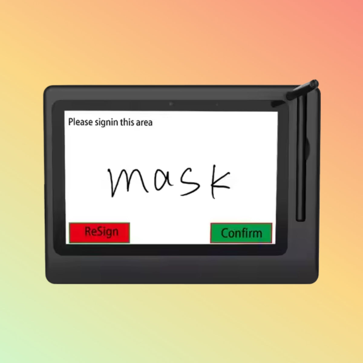 10.1 Inch Tablet Smart Electronic Signature Pad OEM Stylus Enterprise Paperless Electronic Contract for Banks Hotels Government - NEOTECH
