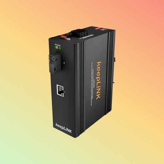 10/100/1000m Single Mode Dual fiber 1310nm Industrial Gigabit PoE Media Converter - NEOTECH