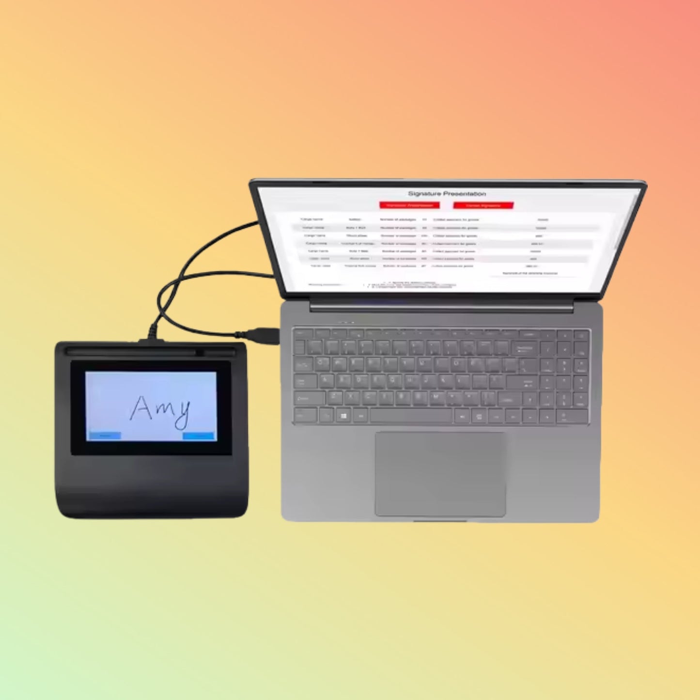 5" Digital Signature Pad – 2048 Pressure Levels, Stylus, OEM - NEOTECH
