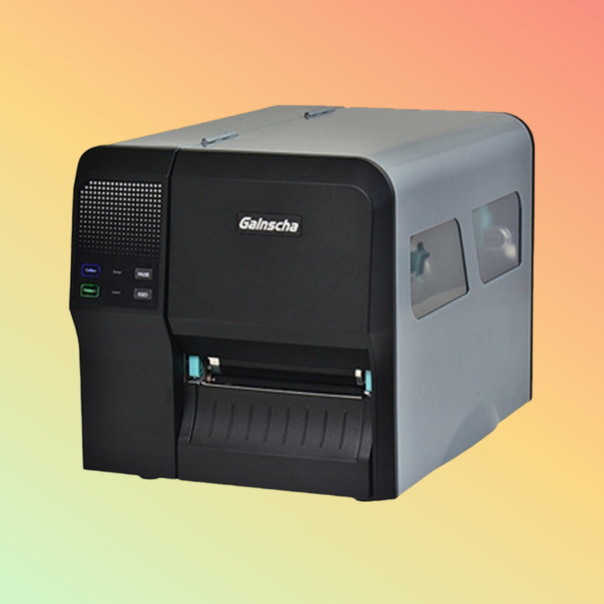 طابعة باركود صناعية Gainscha GI-2408T - سرعة طباعة 10 بوصات