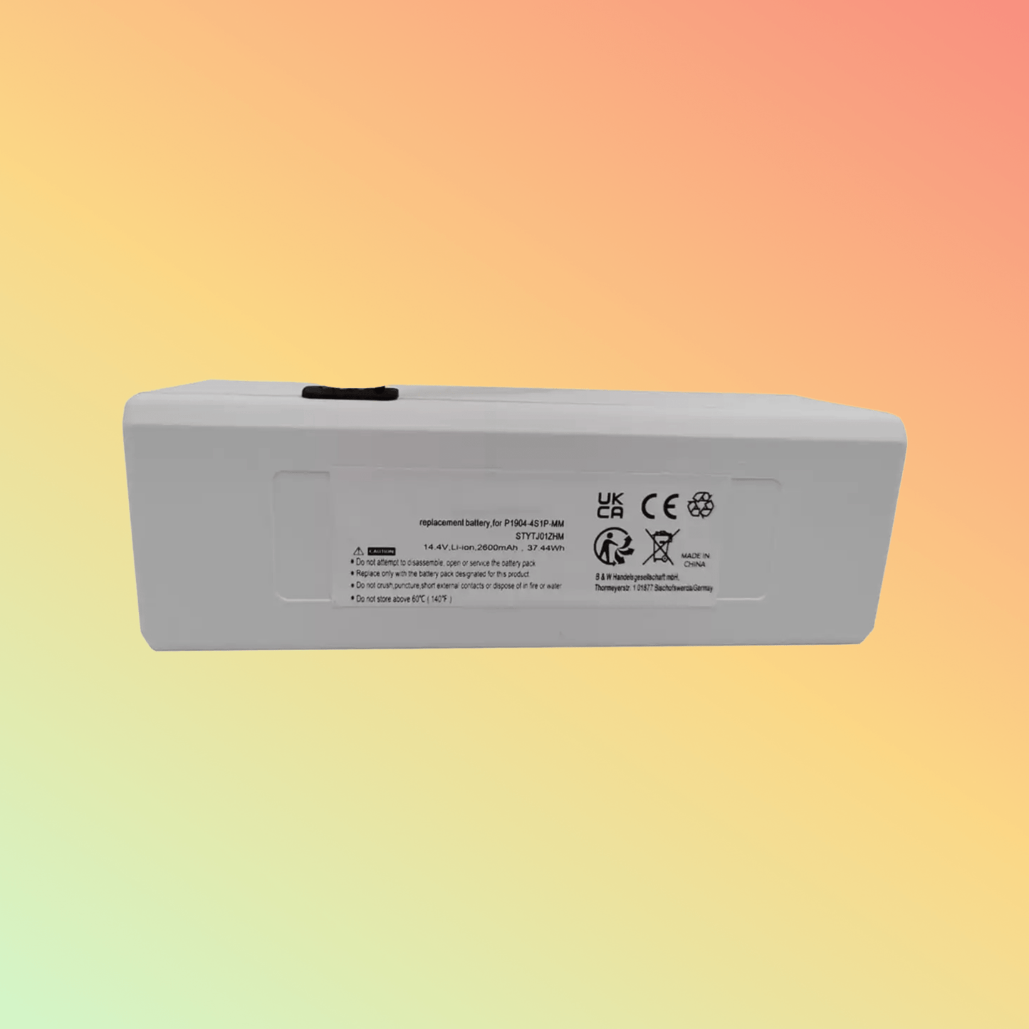 Batterea Vaccum cleaner battery replacement for Xiaomi, replaces P1904 - 4S1P - MM STYTJ01ZHM, 14.4V, 2600mAh - NEOTECH