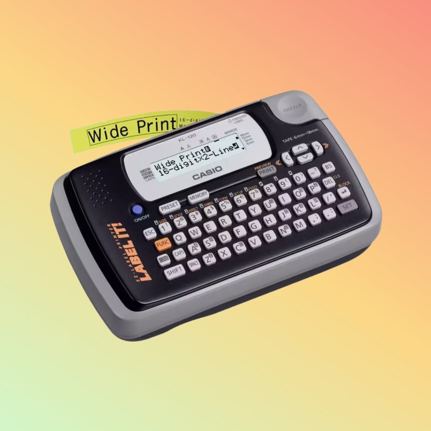 Casio KL - 120L Label Maker - Portable & Efficient - NEOTECH