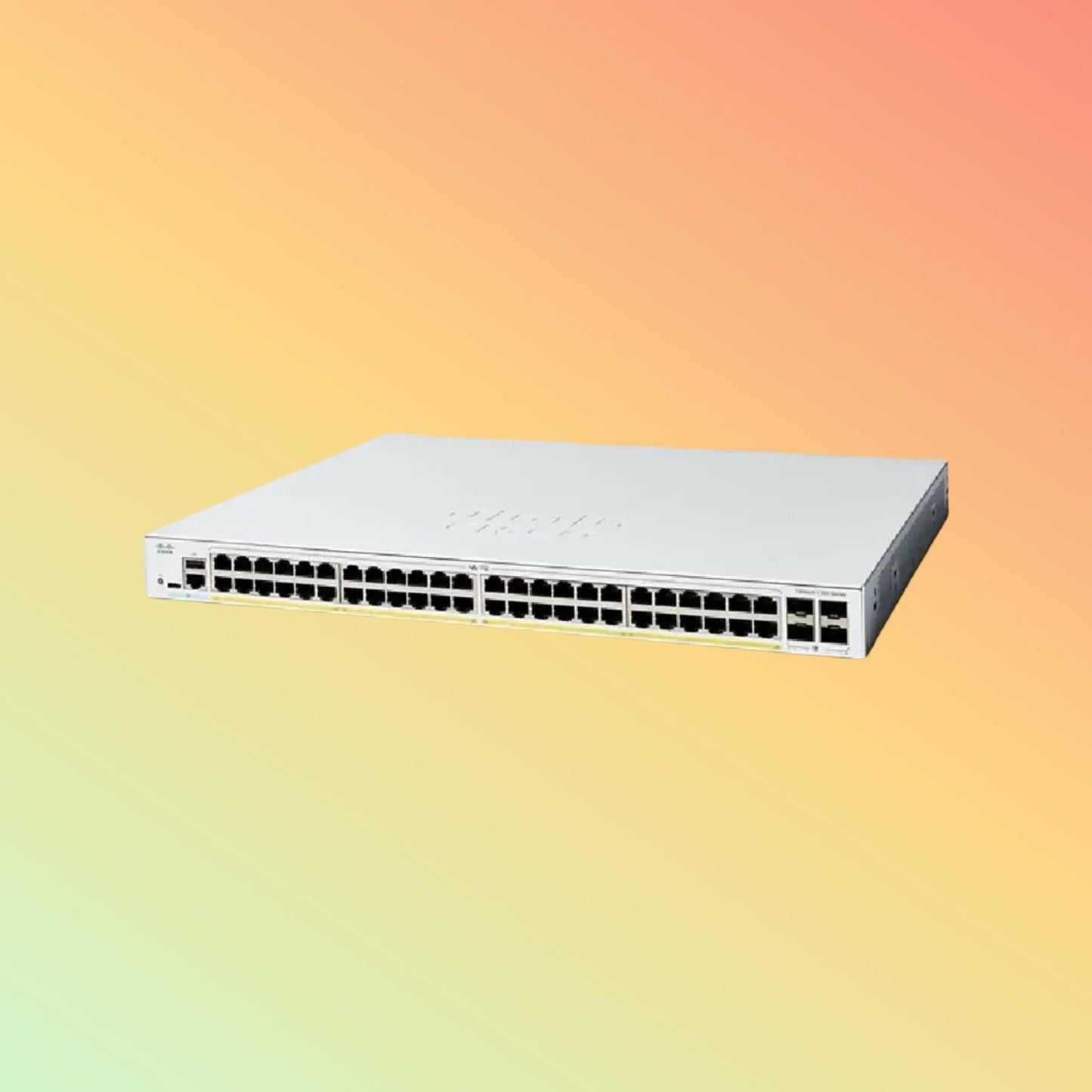 Cisco C1300 Managed Switch – 176Gbps, 130.94Mpps, 375W PoE, 48 RJ45, 4 SFP+ Ports - NEOTECH