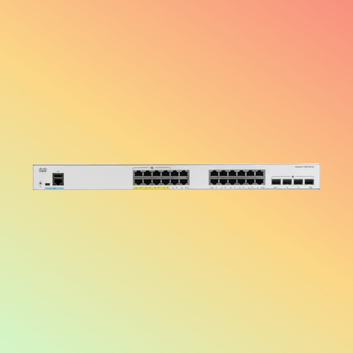 Cisco Catalyst C1000 – 128Gbps, 64Gbps Throughput, 24 RJ45, 4 SFP+ Uplinks - NEOTECH