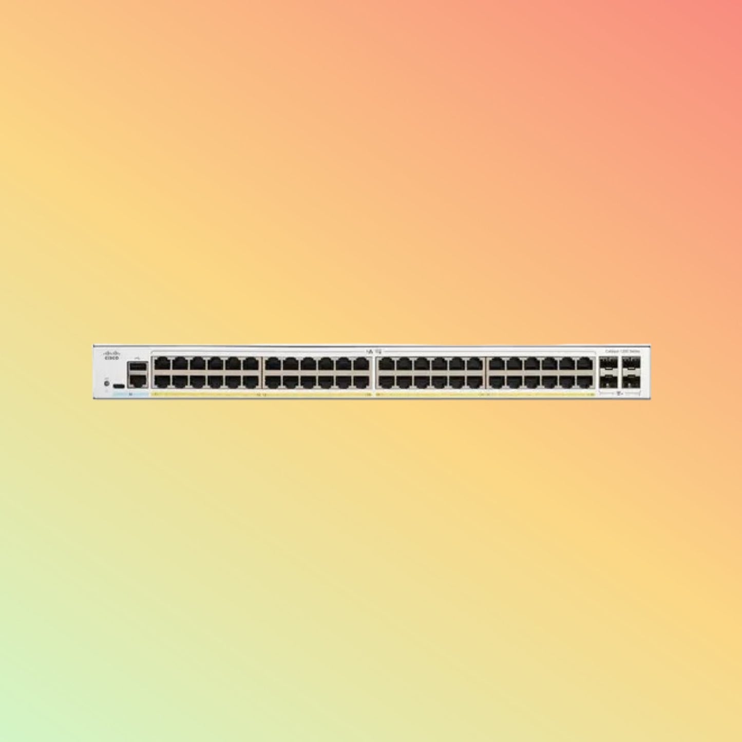 CISCO Catalyst C1200 – 176Gbps, 48xPoE+ RJ45, 4xSFP+, 375W - NEOTECH