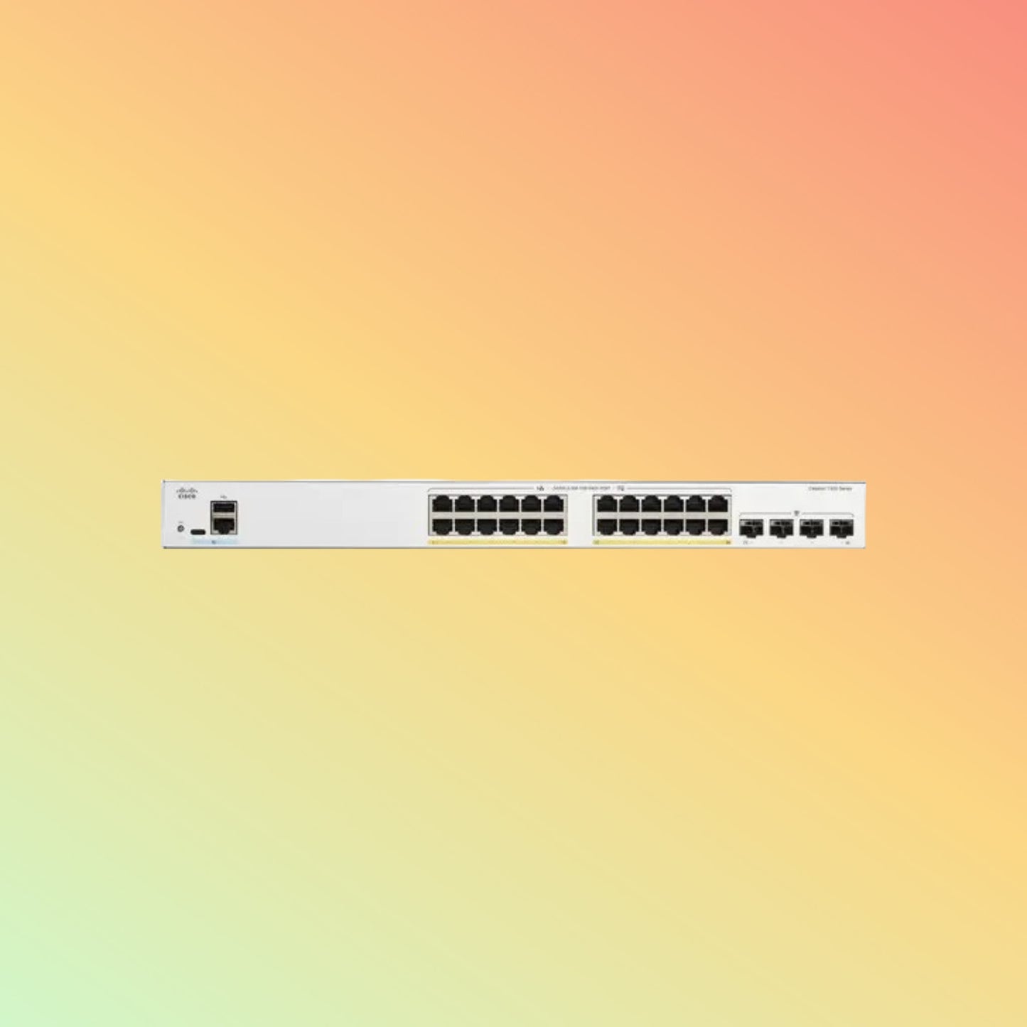 CISCO Catalyst C1300 – 56Gbps, 24xRJ45, 4xSFP, 375W PoE - NEOTECH