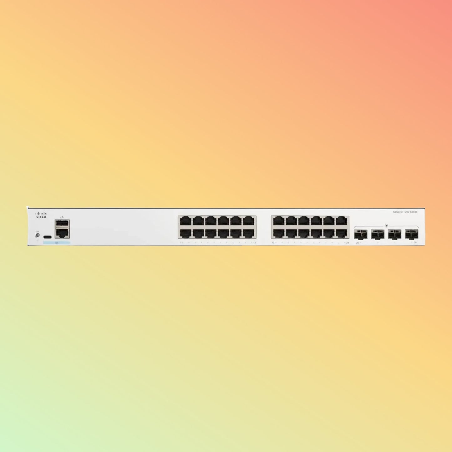 CISCO Catalyst C1300 – 56Gbps, 24xRJ45, 4xSFP, Manageable - NEOTECH