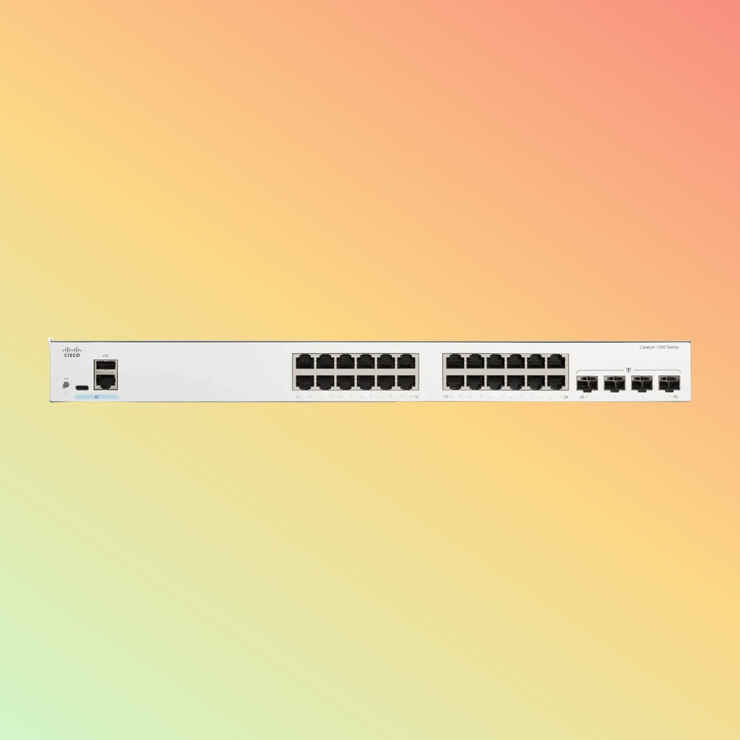 CISCO Catalyst C1300 – 56Gbps, 24xRJ45, 4xSFP, Managed - NEOTECH
