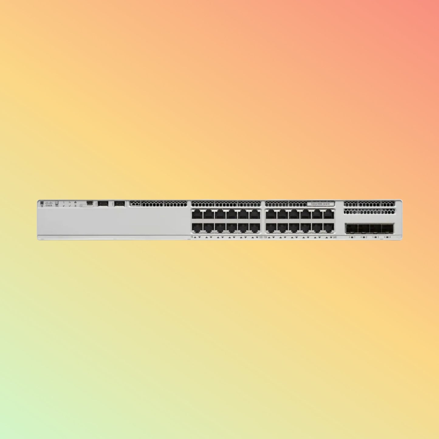 CISCO Catalyst C9200L – 56Gbps, 24xPoE+ RJ45, 4xSFP, 370W PoE - NEOTECH
