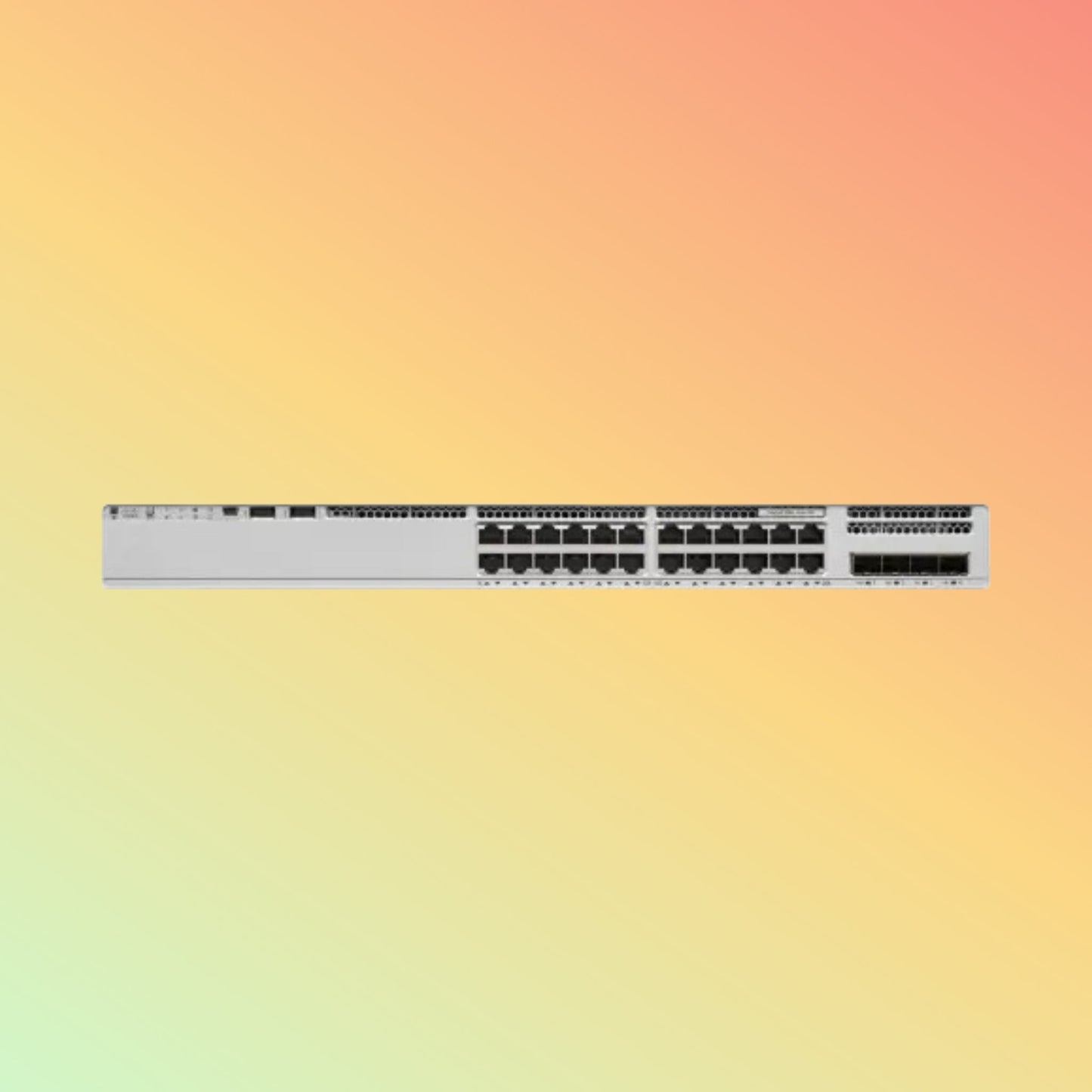 CISCO Catalyst C9200L Switch - 128 Gbps Switching Capacity, Throughput up to 190.4 Mpps, 24 x RJ45, Network Essentials - NEOTECH