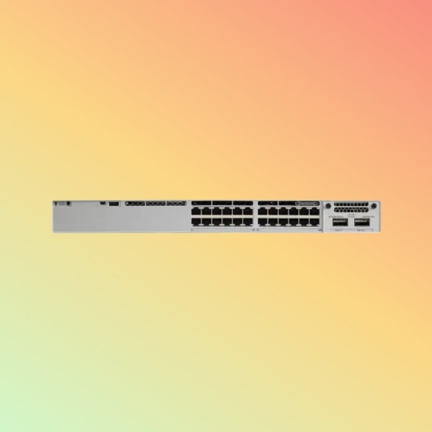 CISCO Catalyst C9300 - 24P - E Switch - 208 Gbps Switching Capacity, Throughput up to 154.76 Mpps, 24 x RJ45 - NEOTECH