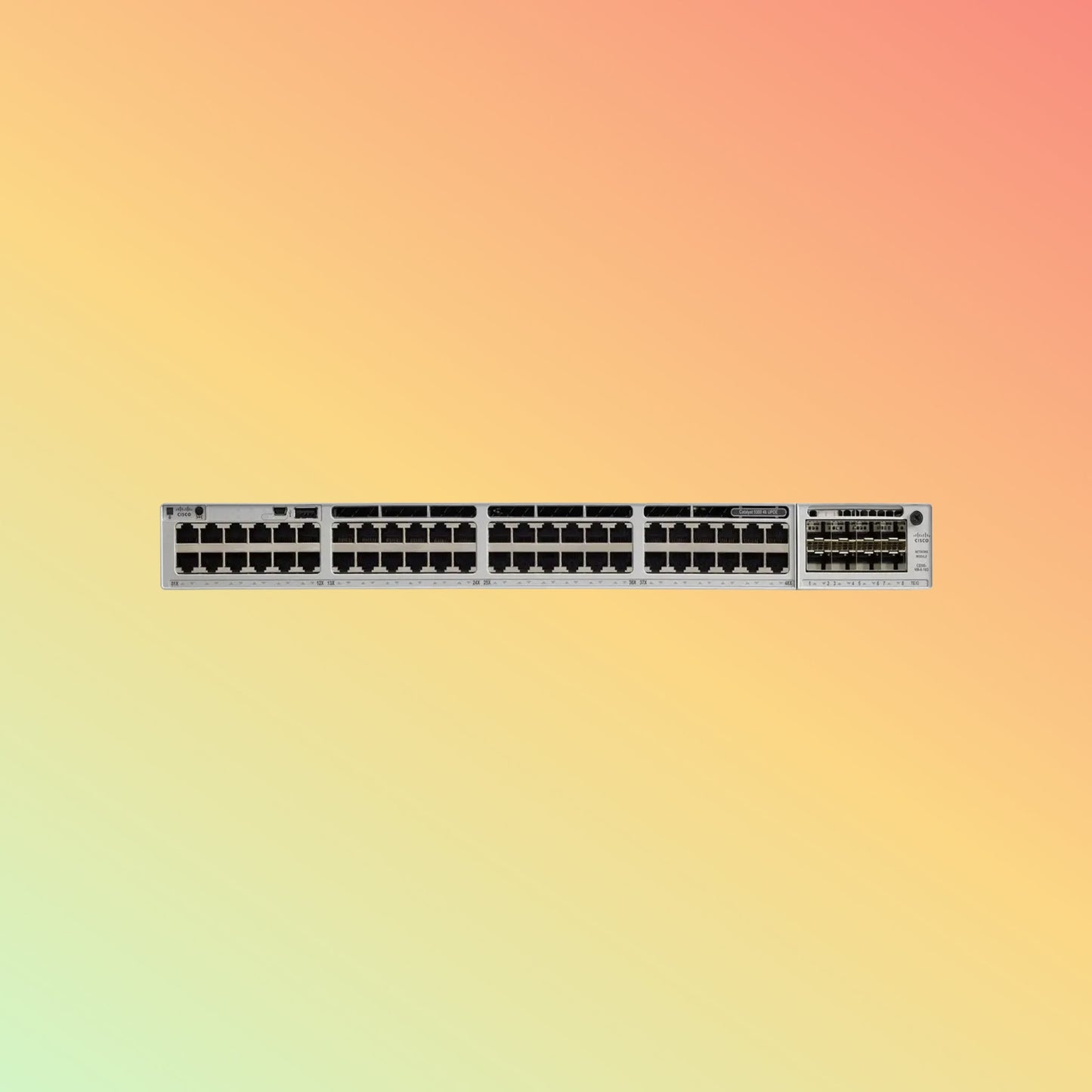 CISCO Catalyst C9300 – 256Gbps, 24xUPOE RJ45, 822W PoE - NEOTECH