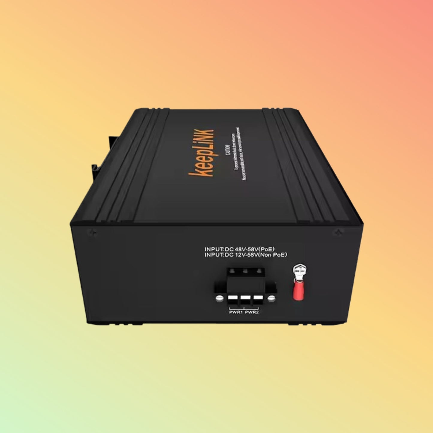 DIN Rail 10/100/1000M Gigabit PoE 8 Port Industrial Media Converter - NEOTECH