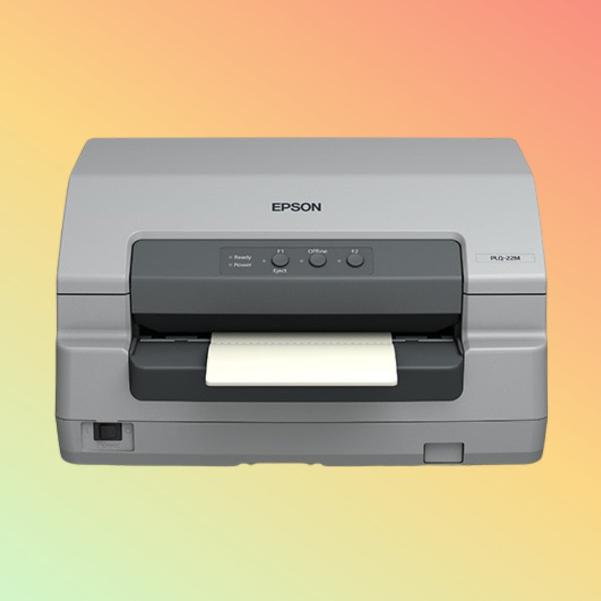 Epson PLQ-22 CS Passbook Printer Front View