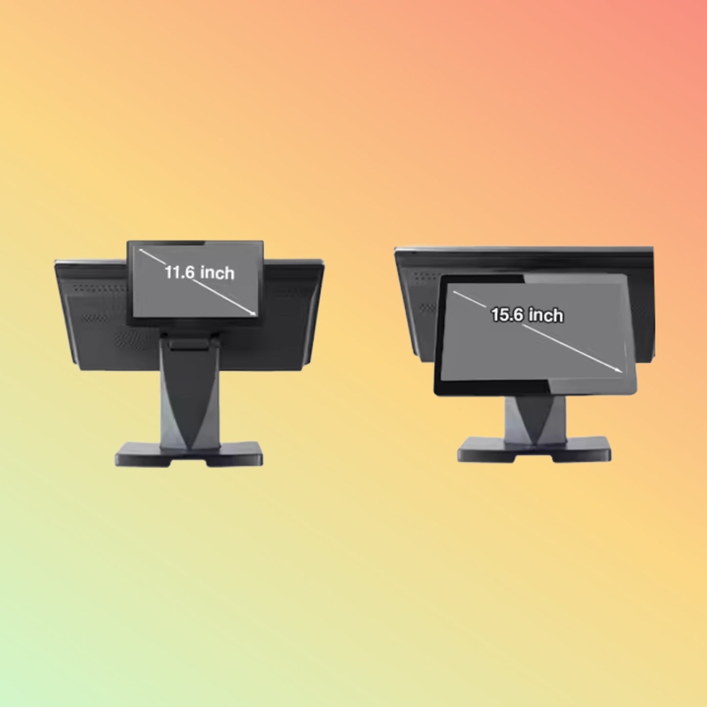 Geesung Dual Screen 18.5" All - in - One Cash Register POS Terminal - NEOTECH