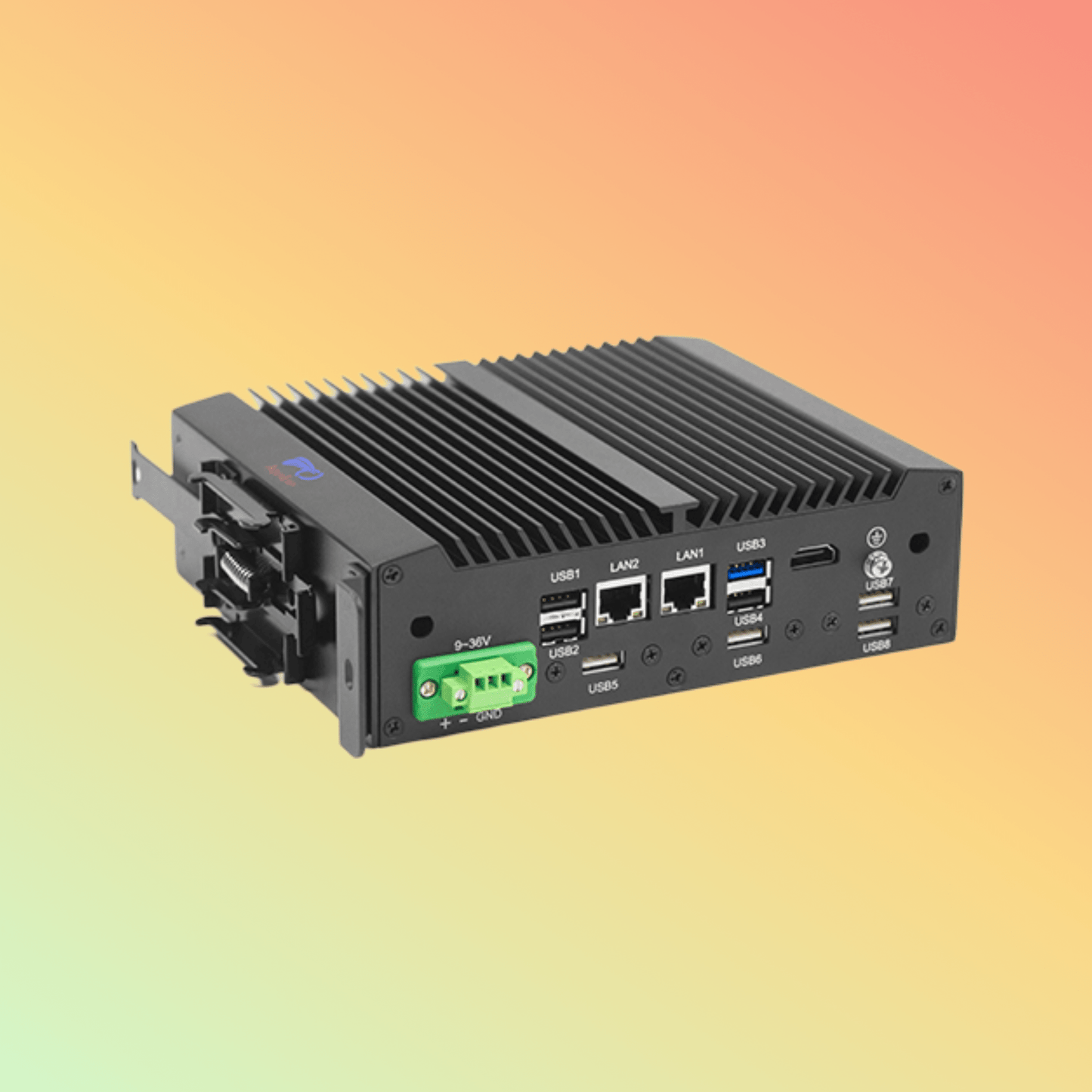 Geshem Intel J1900 Fanless Box PC Support DIN Rail Mount - NEOTECH