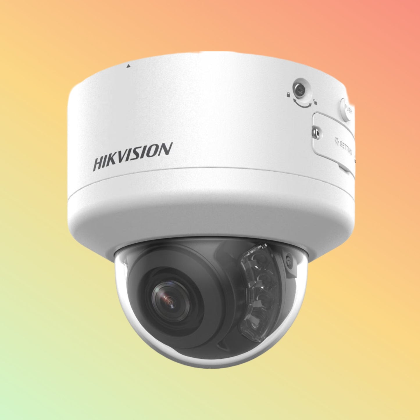 Hikvision DS - 2CD3746G2HT - LIZS(U)(Y) 4 MP Smart hybrid light with Darkfighter S Motorized Varifocal Dome Network Camera - NEOTECH
