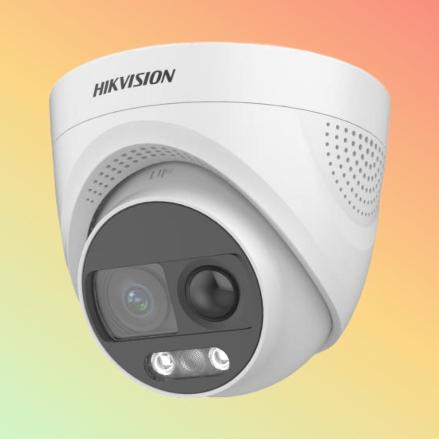 Hikvision DS - 2CE72UF3T - PIRXO 4K ColorVu PIR Siren Fixed Turret Camera - NEOTECH