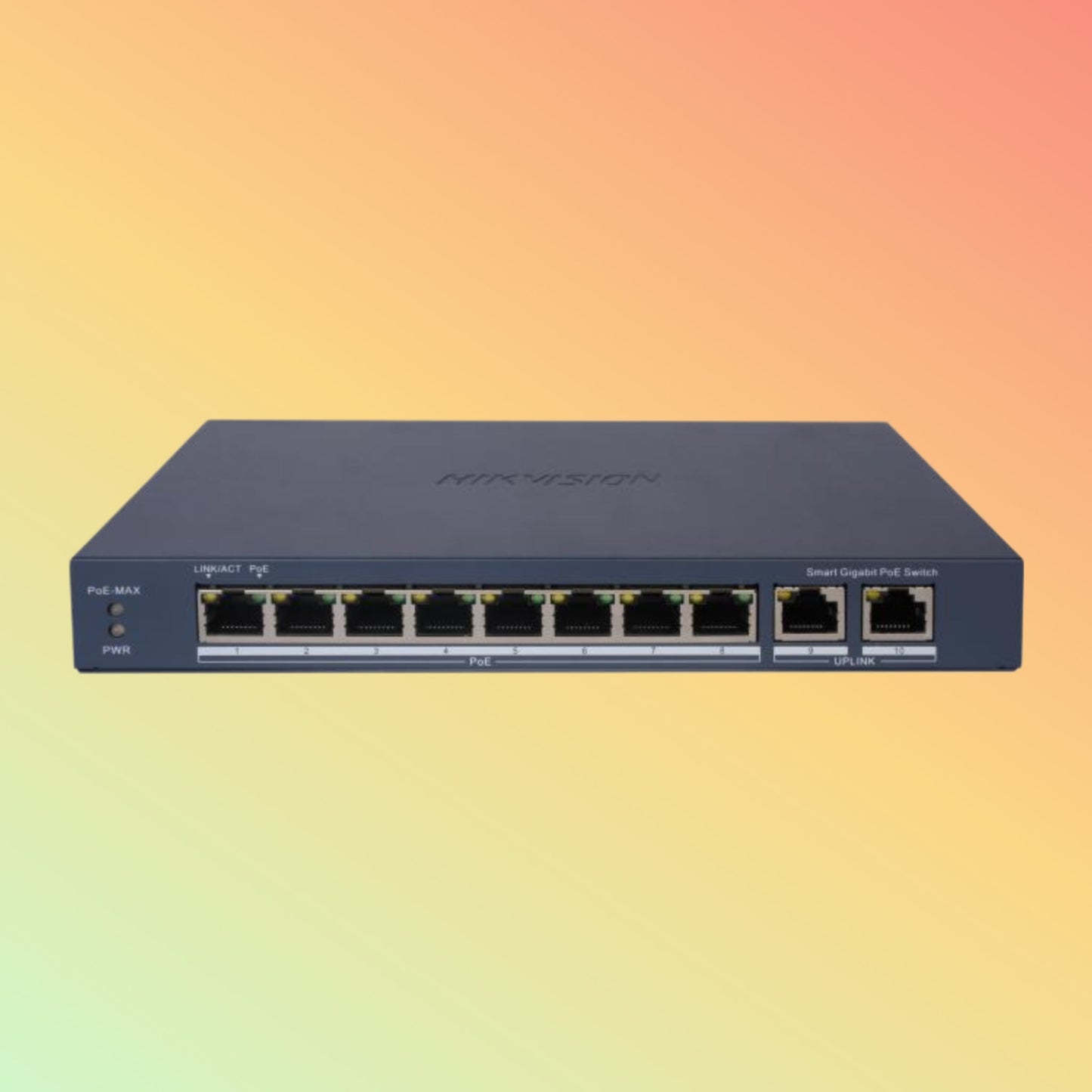 Hikvision DS - 3E1310P - EI/M 8 Port Fast Ethernet Smart POE Switch - NEOTECH