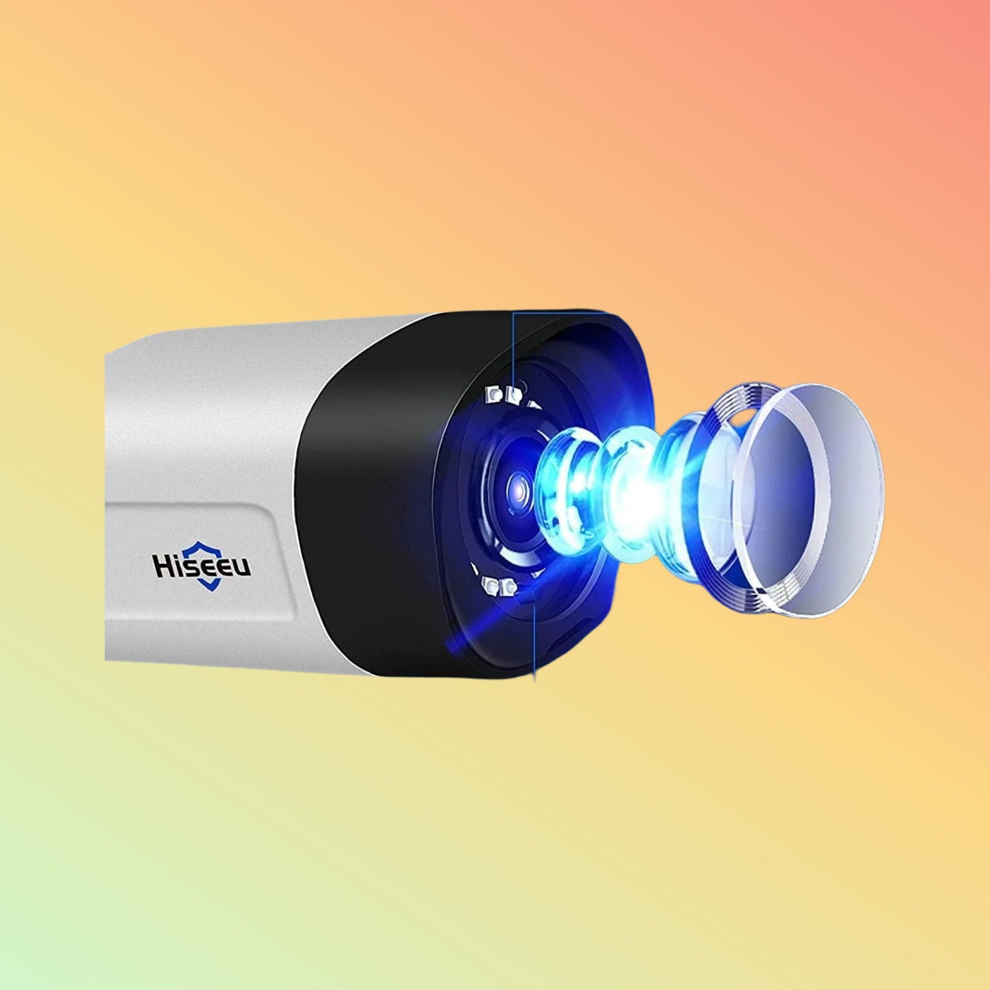Hiseeu 5MP Wireless Pro Security Camera Wireless Outdoor With 2 - Way Audio - NEOTECH