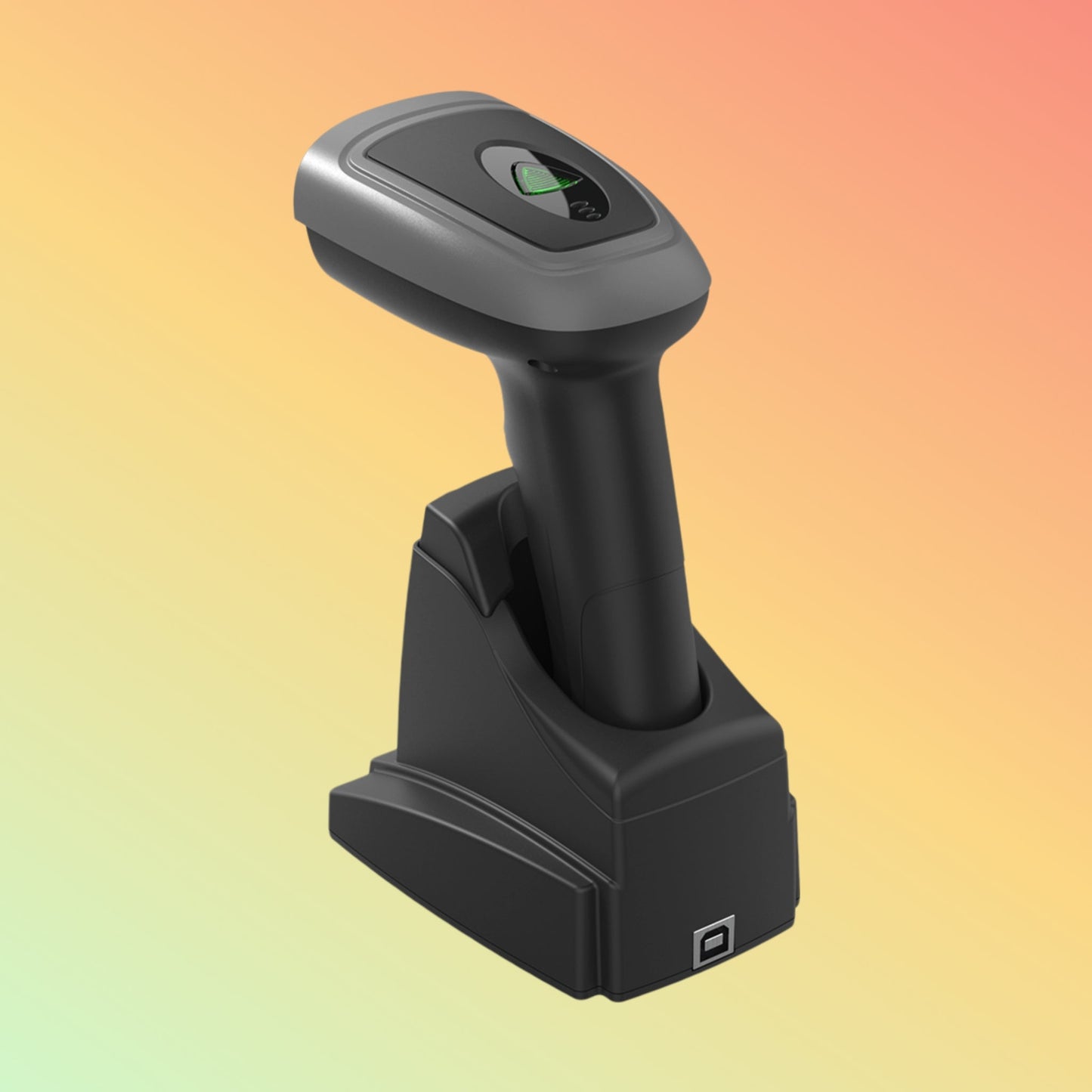 Ibocode 1D 2D QR Code Cordless Handheld Barcode Scanner With Charging Base - NEOTECH