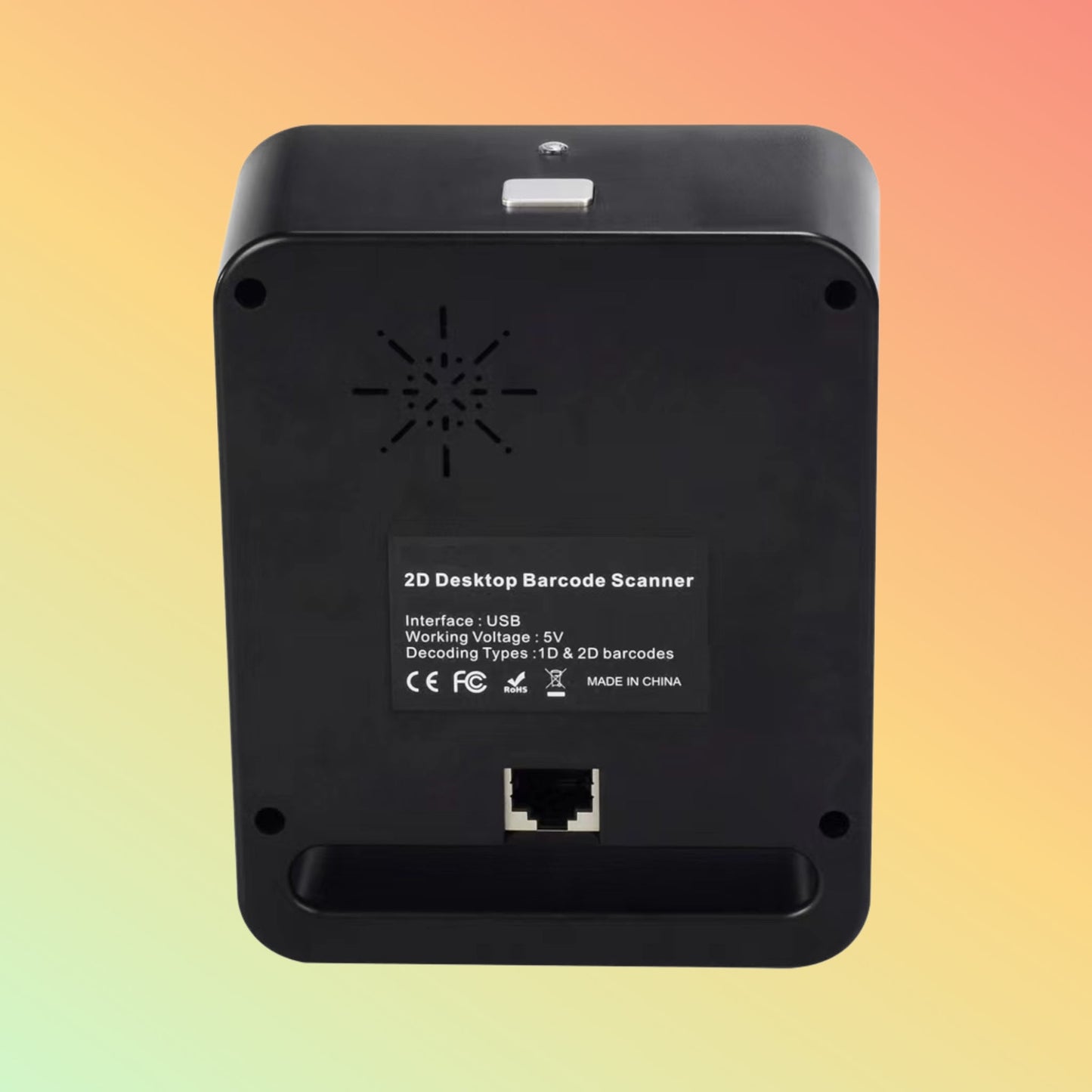 Ibocode USB Desktop Scanner, Wired 1D/2D QR Code Reader Platform - NEOTECH