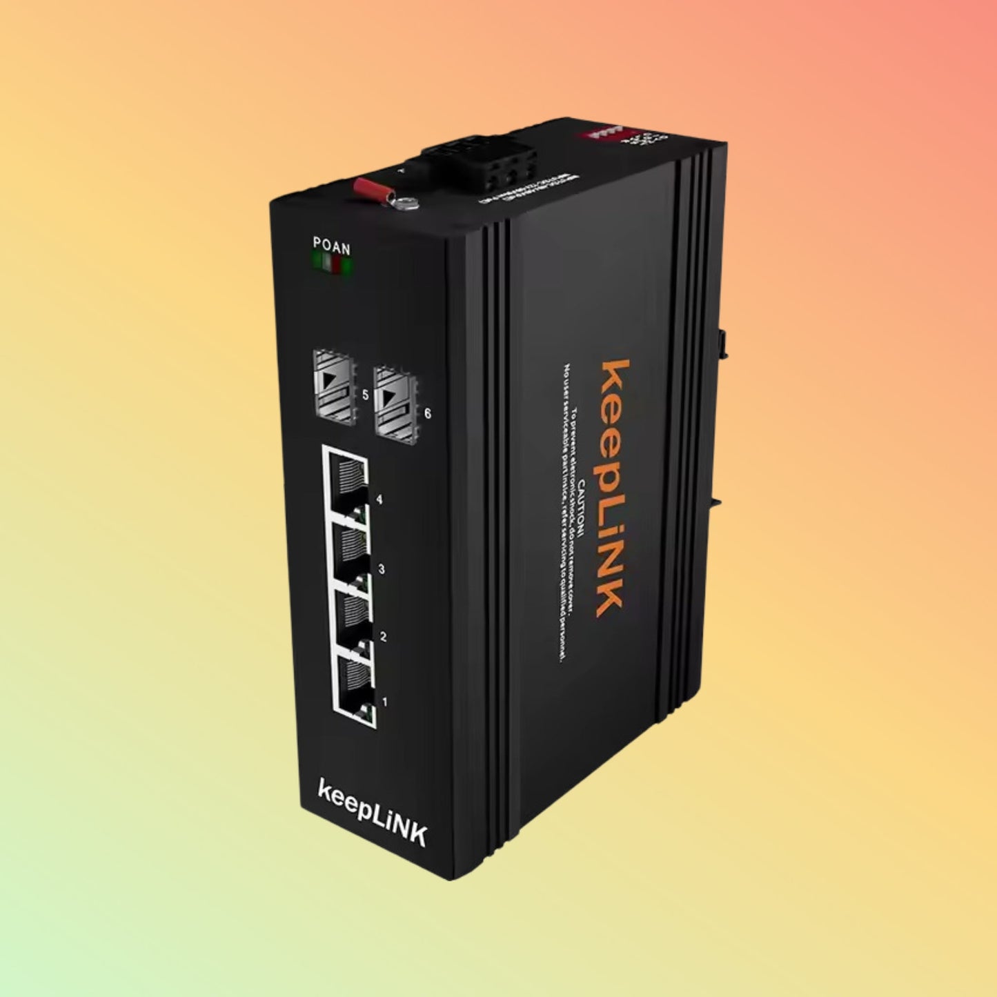 KeepLiNK Industrial Grade Full Gigabit 1000M SFP Communication Network Switch DIN Rail - NEOTECH