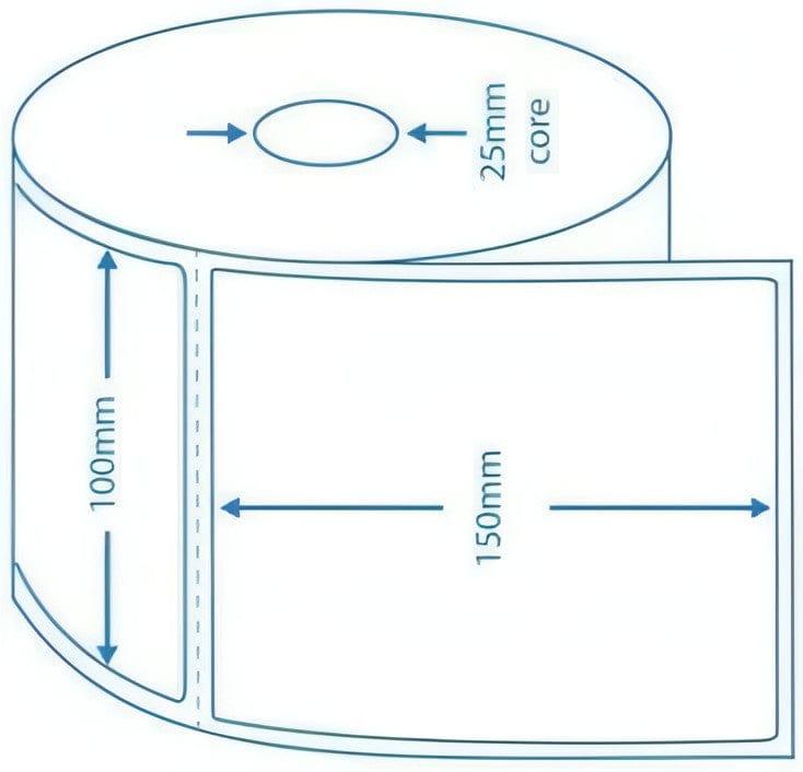 Labels & Tags - 101mm x 127mm (18Rolls/Box) - Neotech
