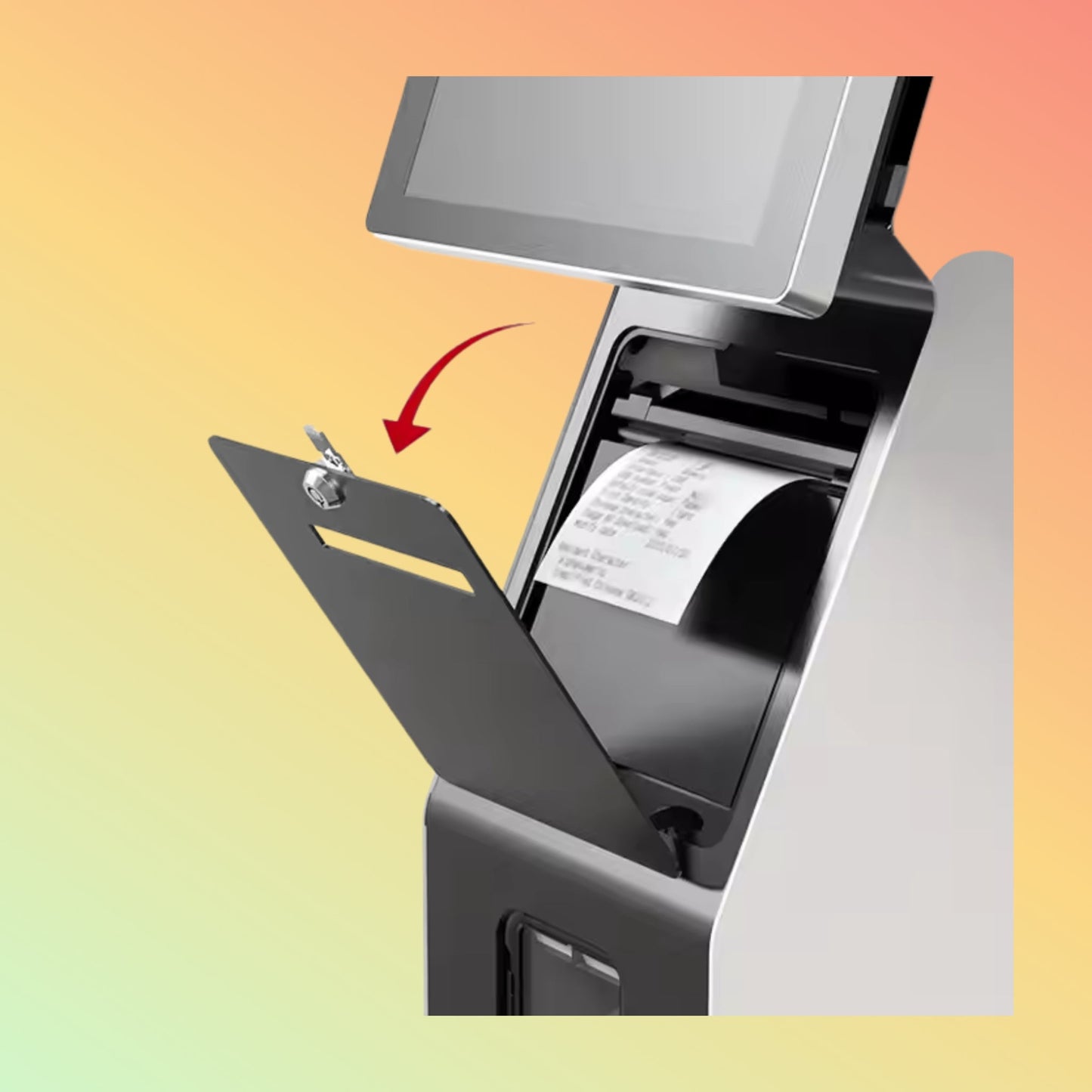 MAKEN 15.6 Inches Touch Screen Countertop Kiosk POS Payment Terminal Self Service Ordering POS Payment Kiosk - NEOTECH