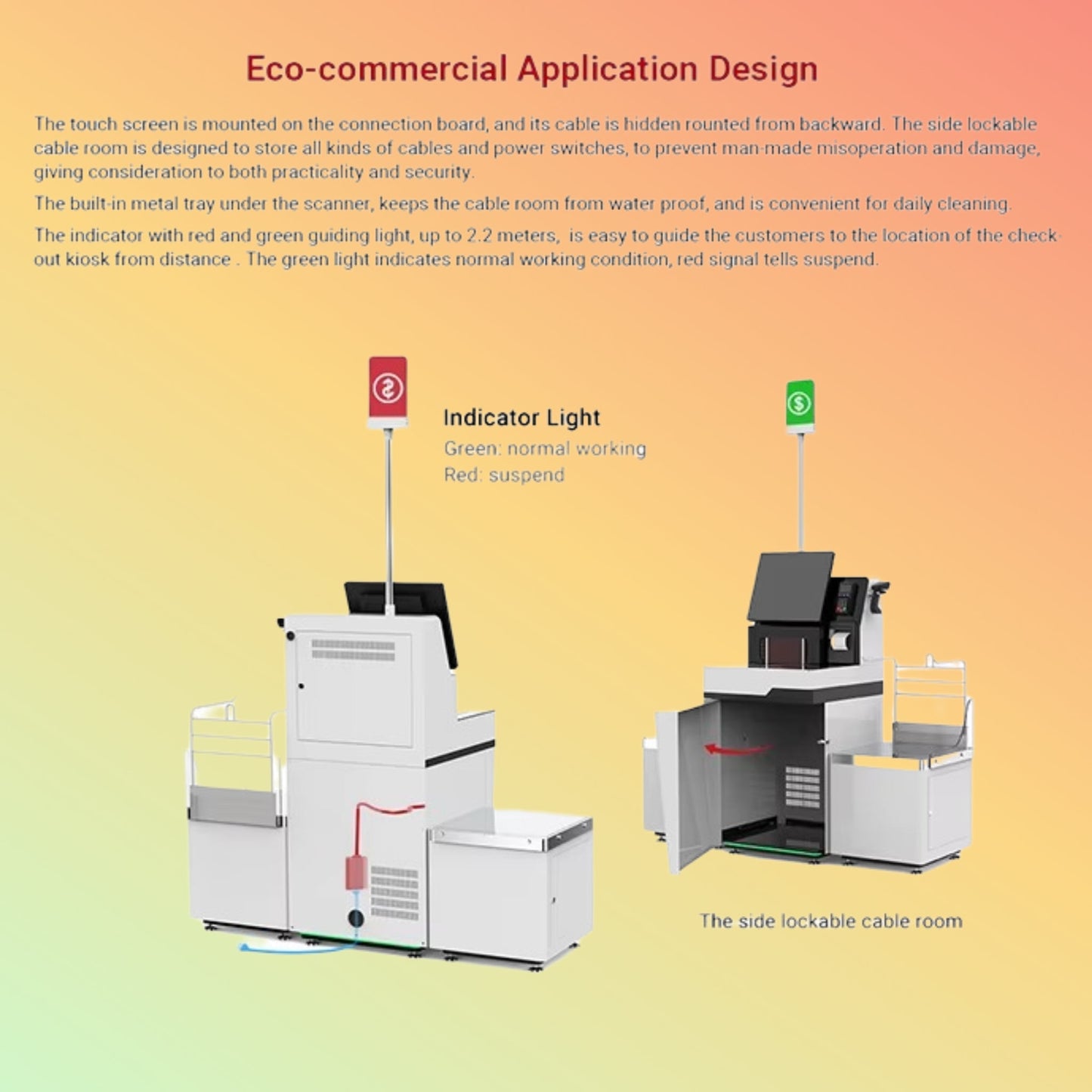 Maken 21.5" Android Touch Screen Kiosk | Self - Checkout POS - NEOTECH