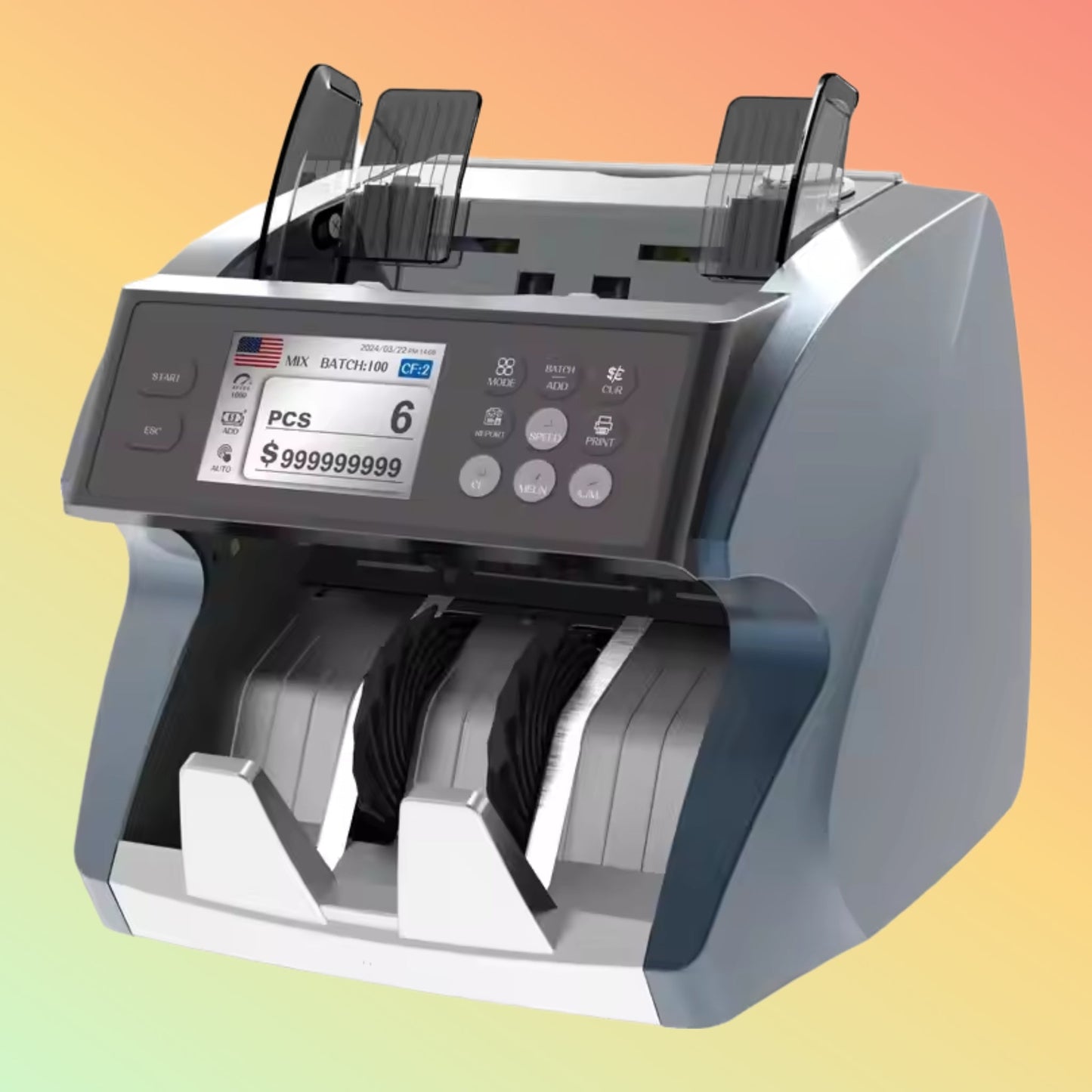 NUMEN SH 07R Automatic Cash Digital Money Bill Counter Machine Money Counting - NEOTECH