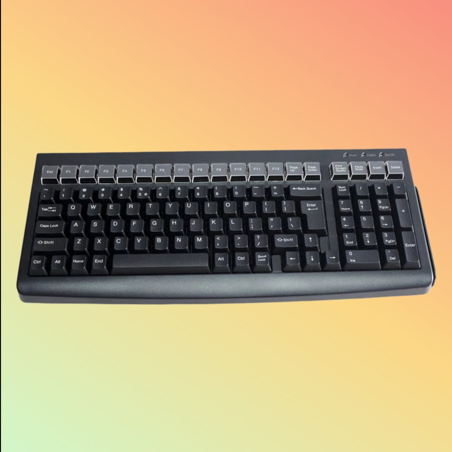 Ocom (KB101) 101 Keys Keyboard with Optional Magnetic Card Reader - NEOTECH