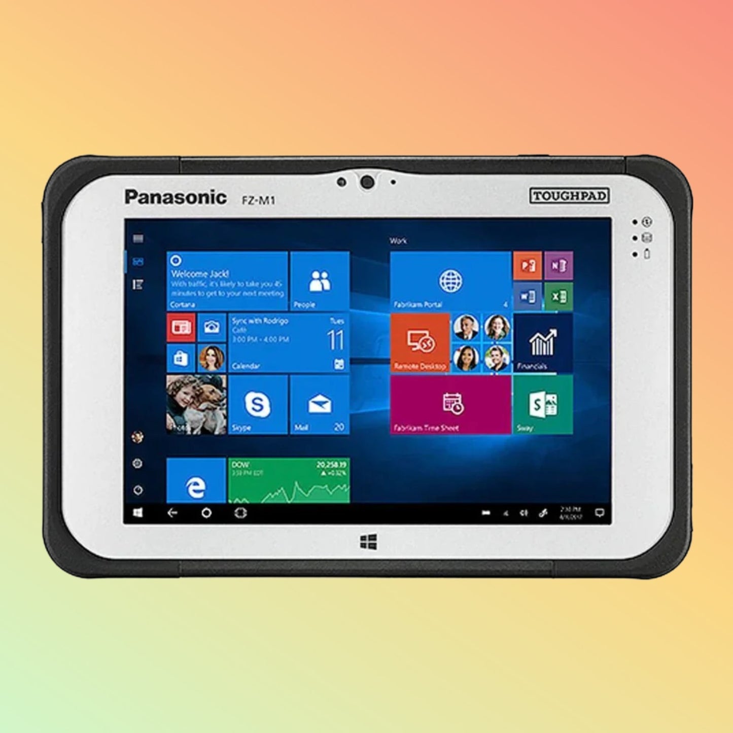 Panasonic Toughpad FZ - M1JD50 - TE, 7" WXGA, Intel Core i5 - 7Y57, 8GB, 128GB SSD, 4G LTE, Win10 Pro - NEOTECH