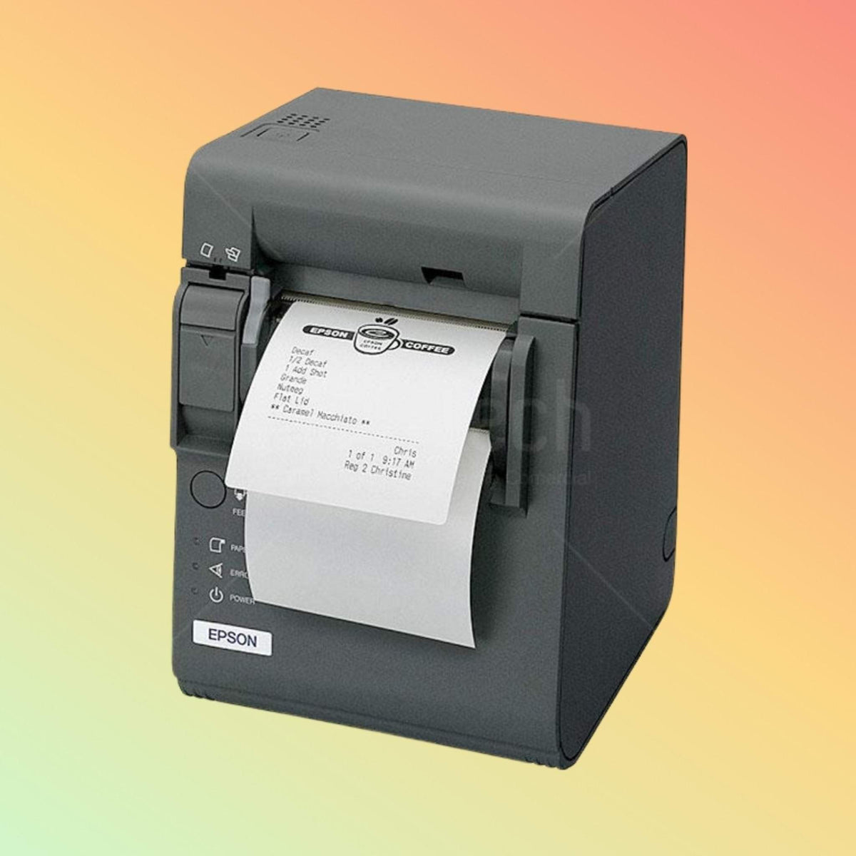 "Linerless Label Printing with Epson TM-L90 Plus - Eco-Friendly Design"