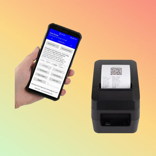Close-up of 80mm thermal paper roll inside NEOPOS NP-R8031 for crisp receipt printing.
