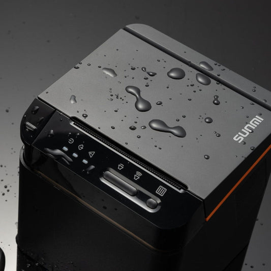 Sunmi NT311 Cloud Printer printing high-speed kitchen orders with voice alerts.