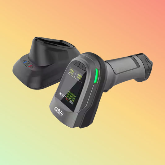 Syble XB - D68T 2D Industrial Wireless Barcode Scanner with Display Screen - NEOTECH