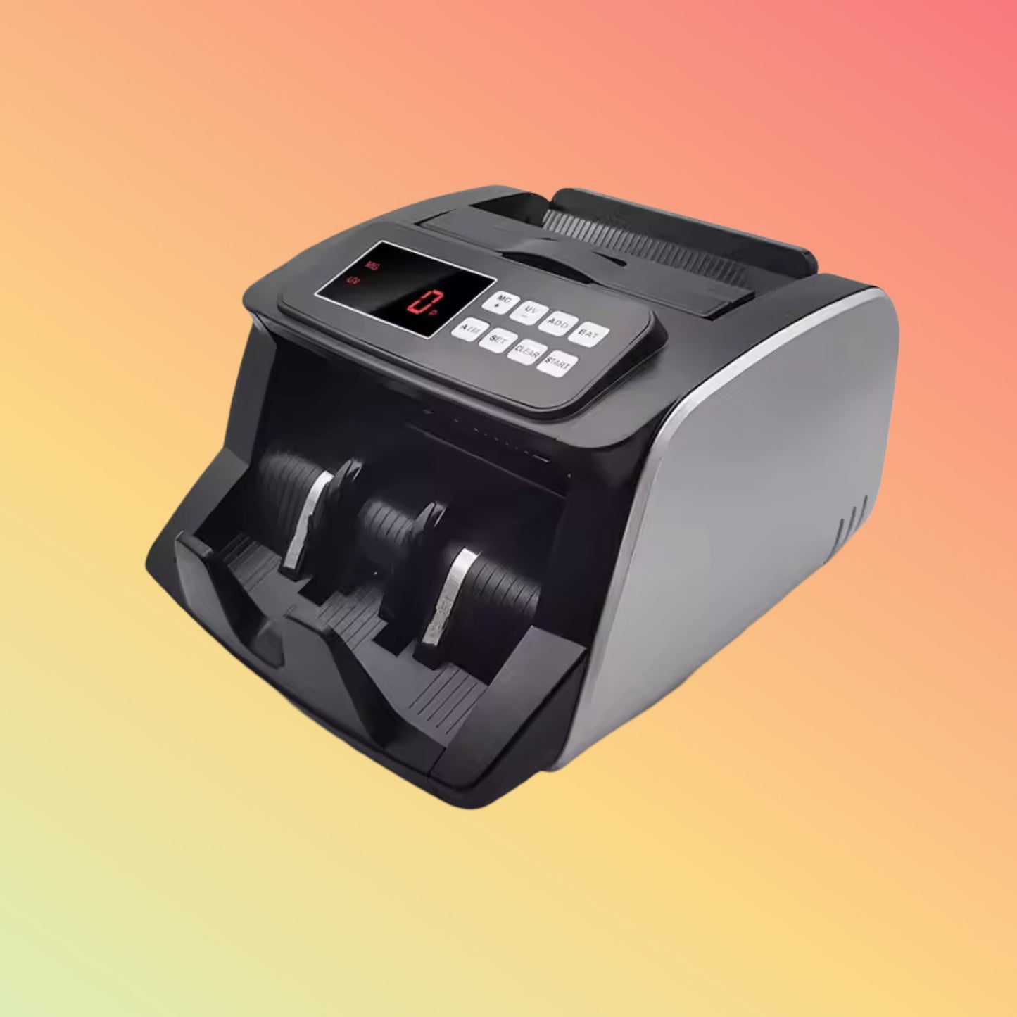UN - 10 Silver Portable Multi Currency Fake Money Counterfeit Detection Bill Counter Machine Money Counting Machine - NEOTECH