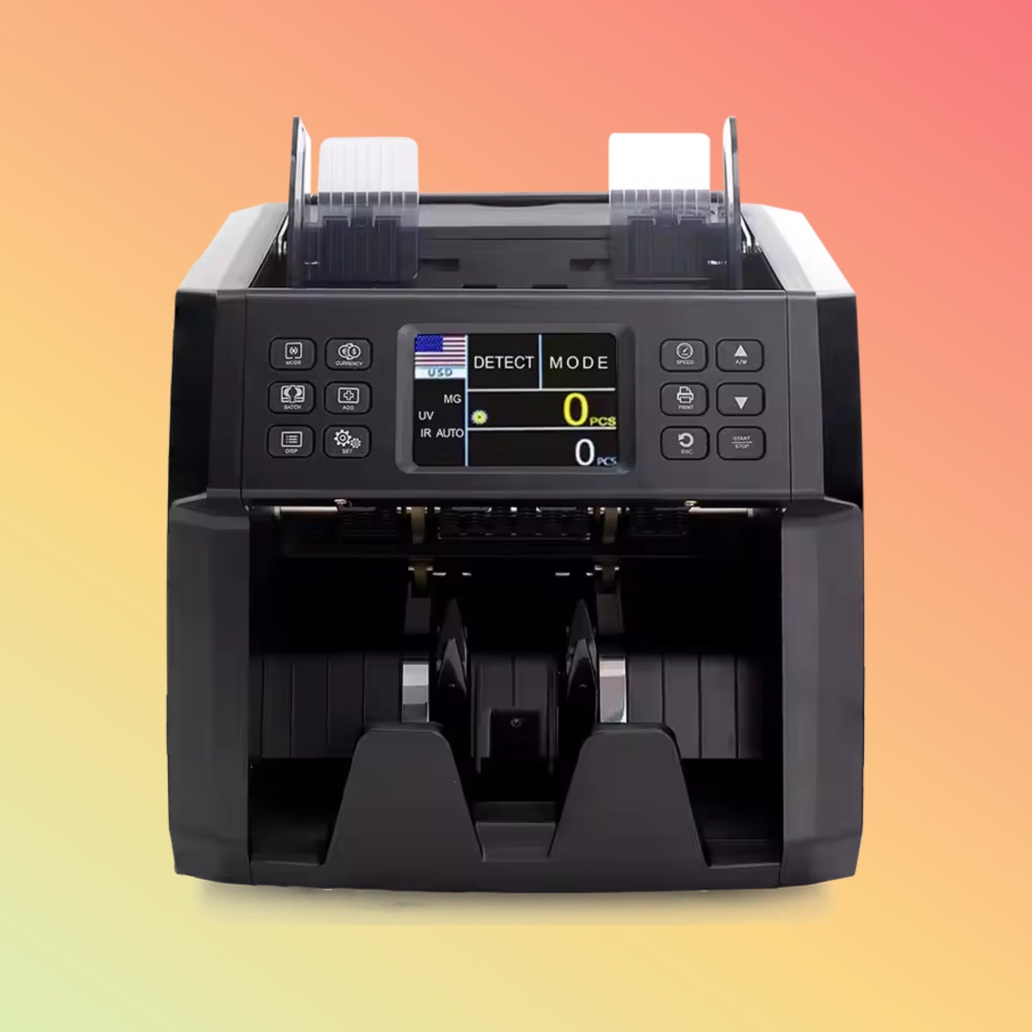 UN - 60A Mixed Value Counter High - Accuracy Cash Counting Machine Bill Counter and Money Counter - NEOTECH