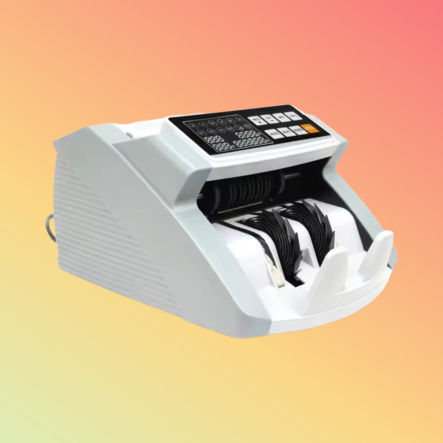 UNION 0723 Portable White Mini UV/ MG LED Multi Currency Bill Counter Machine Cash Counter Money Counting Machine - NEOTECH