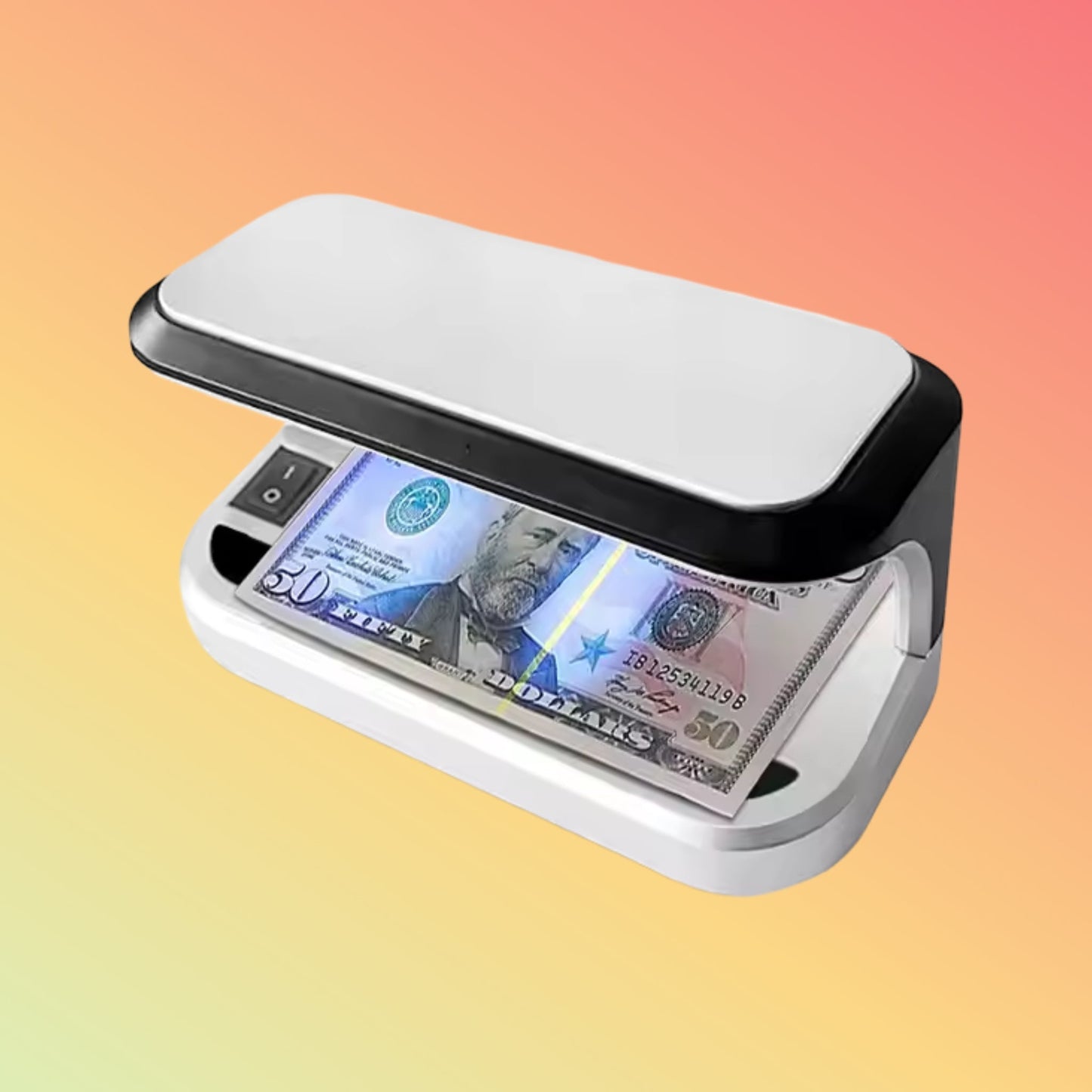 UNION 6604 Money Detector Machine Fake Currency Detector Bill Counters Machine With Battery Use - NEOTECH