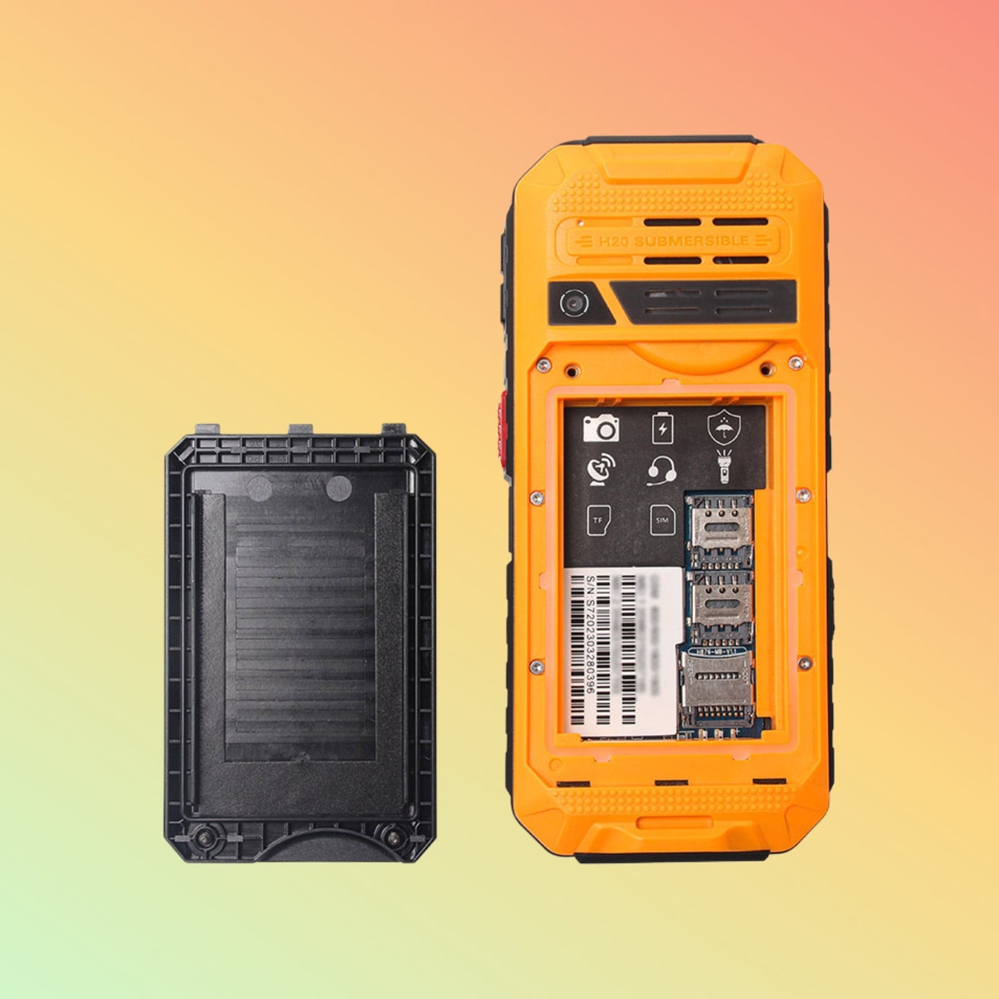 Uniwa S9 2.4 Inch IP68 Waterproof Torch Cell Phone 4G Feature Rugged Phone - NEOTECH