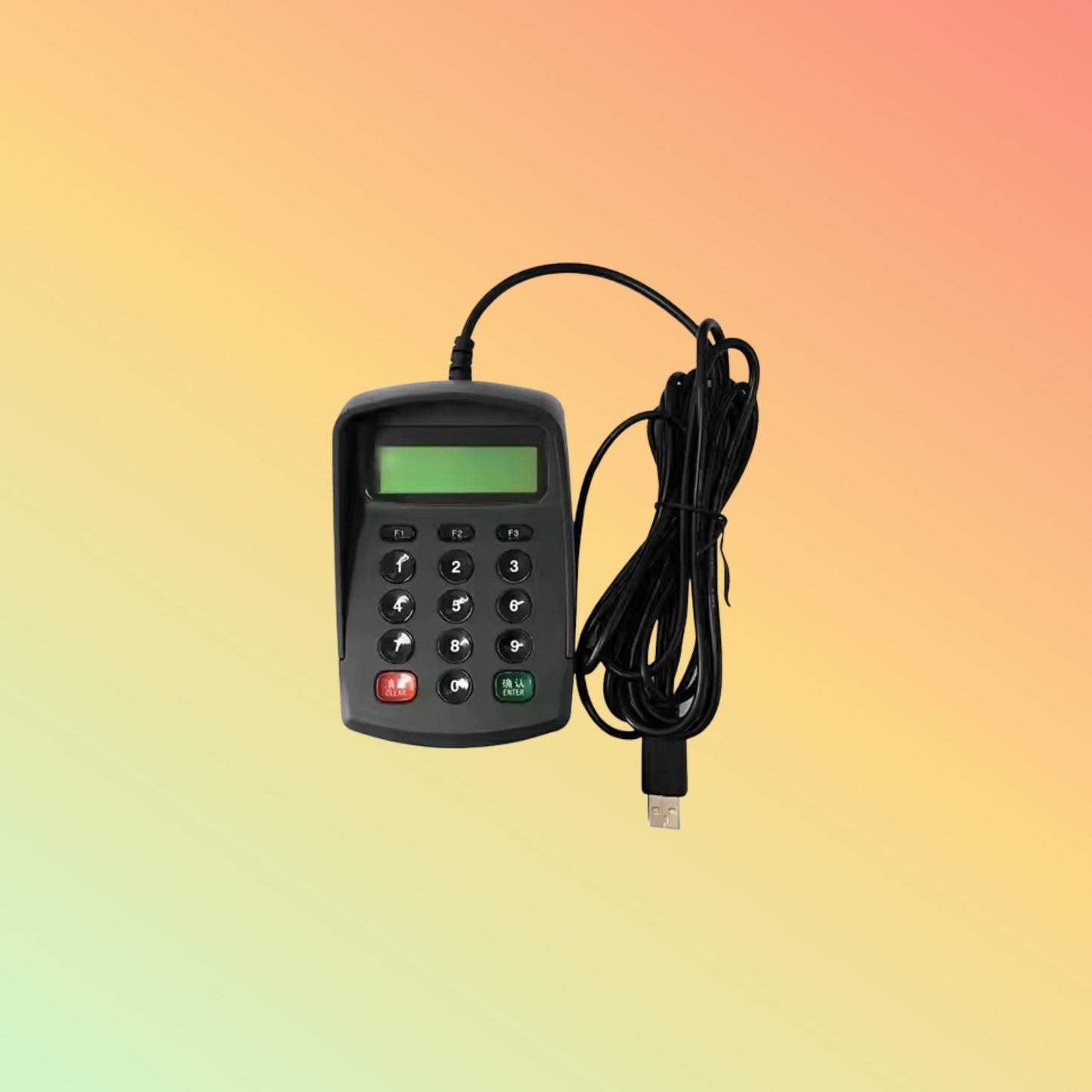 USB Bank POS Number Keyboard and Key Pad With Display - NEOTECH