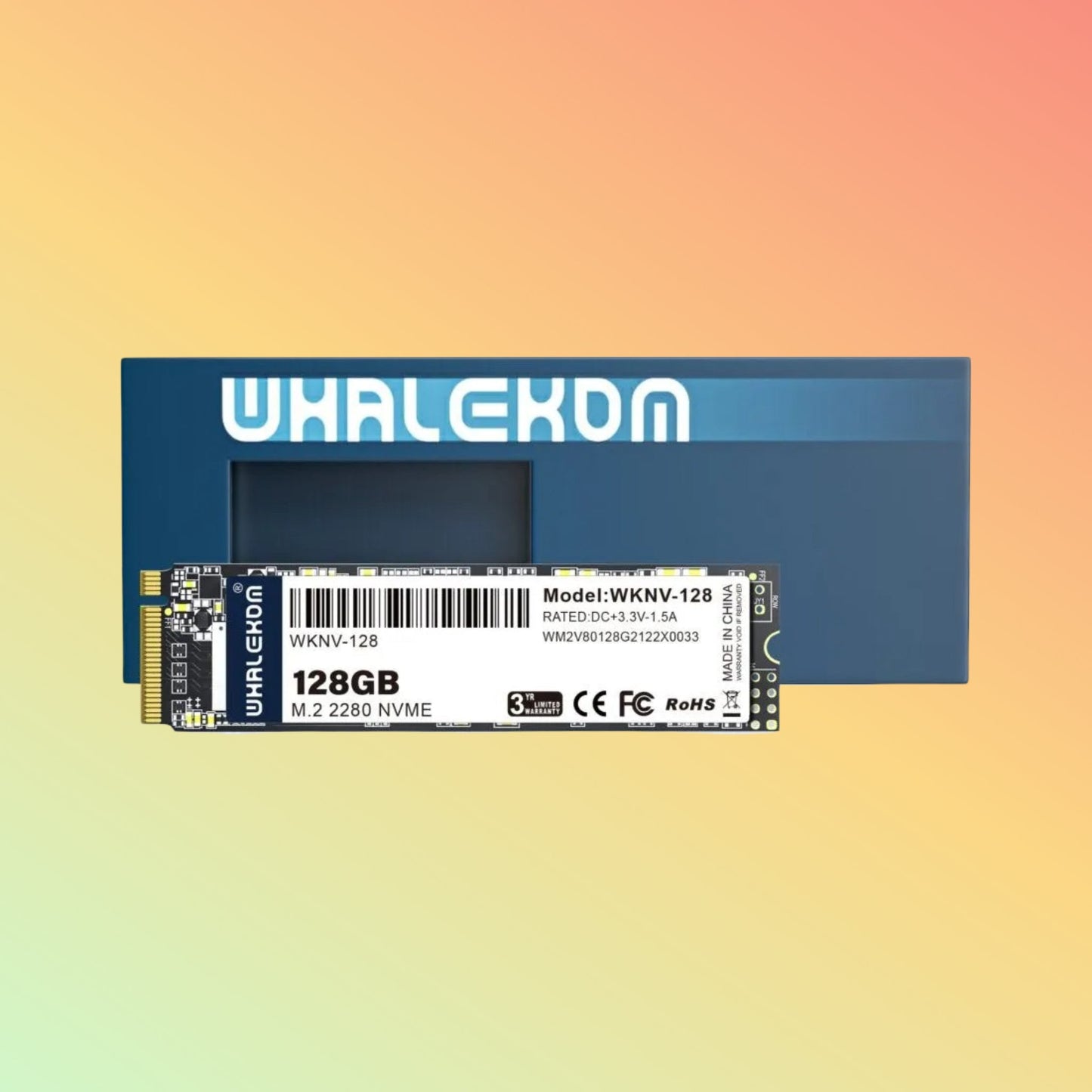 Whalekom WKVN - 128GB M.2280 PCIe NVMe SSD – 128GB Solid State Drive - NEOTECH