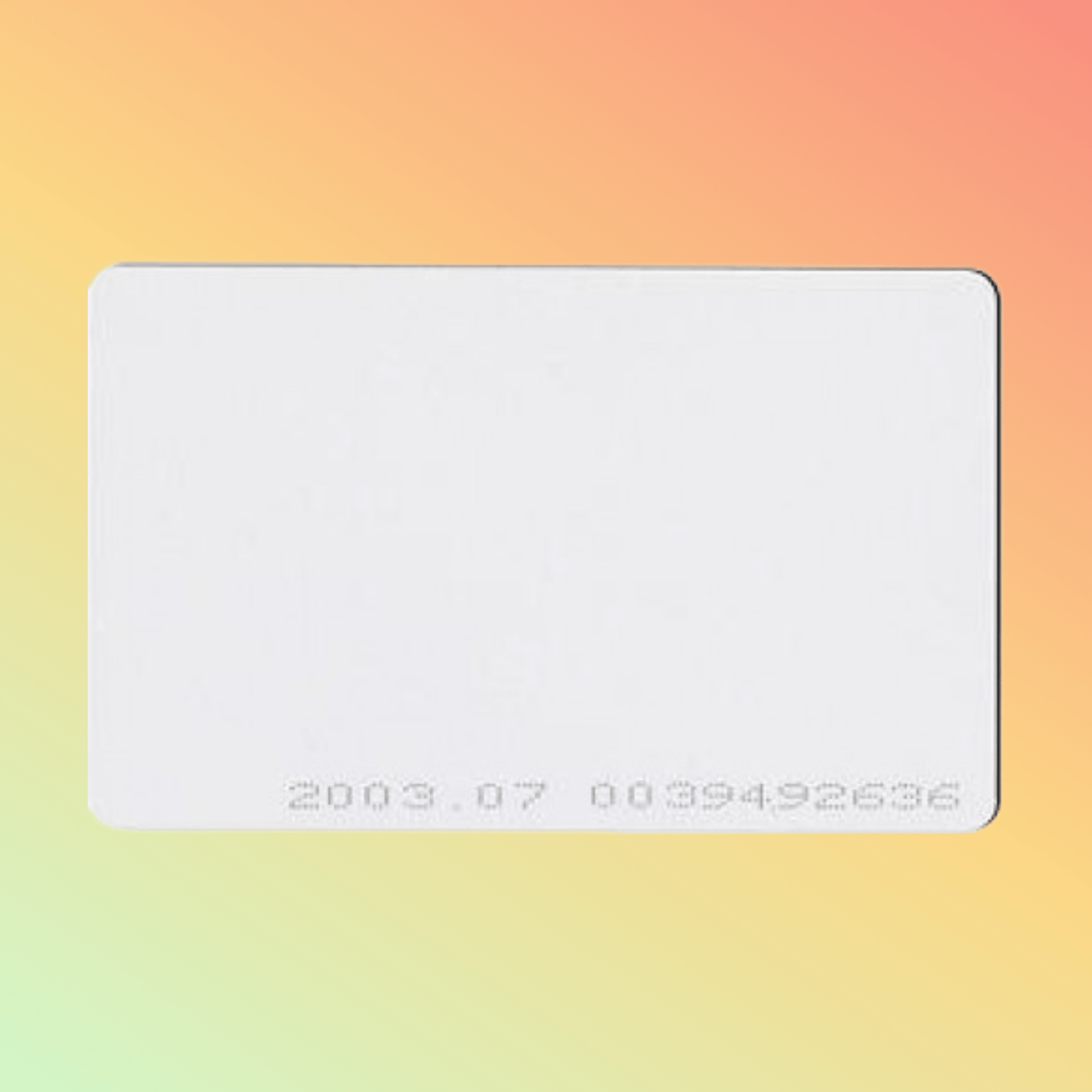 ZKTeco Proximity Key Card - NEOTECH