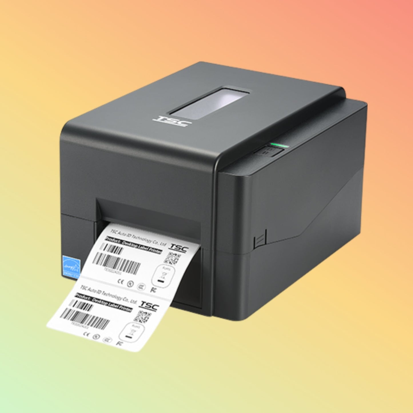 “High-speed TSC TE200 thermal label printer for retail and logistics”