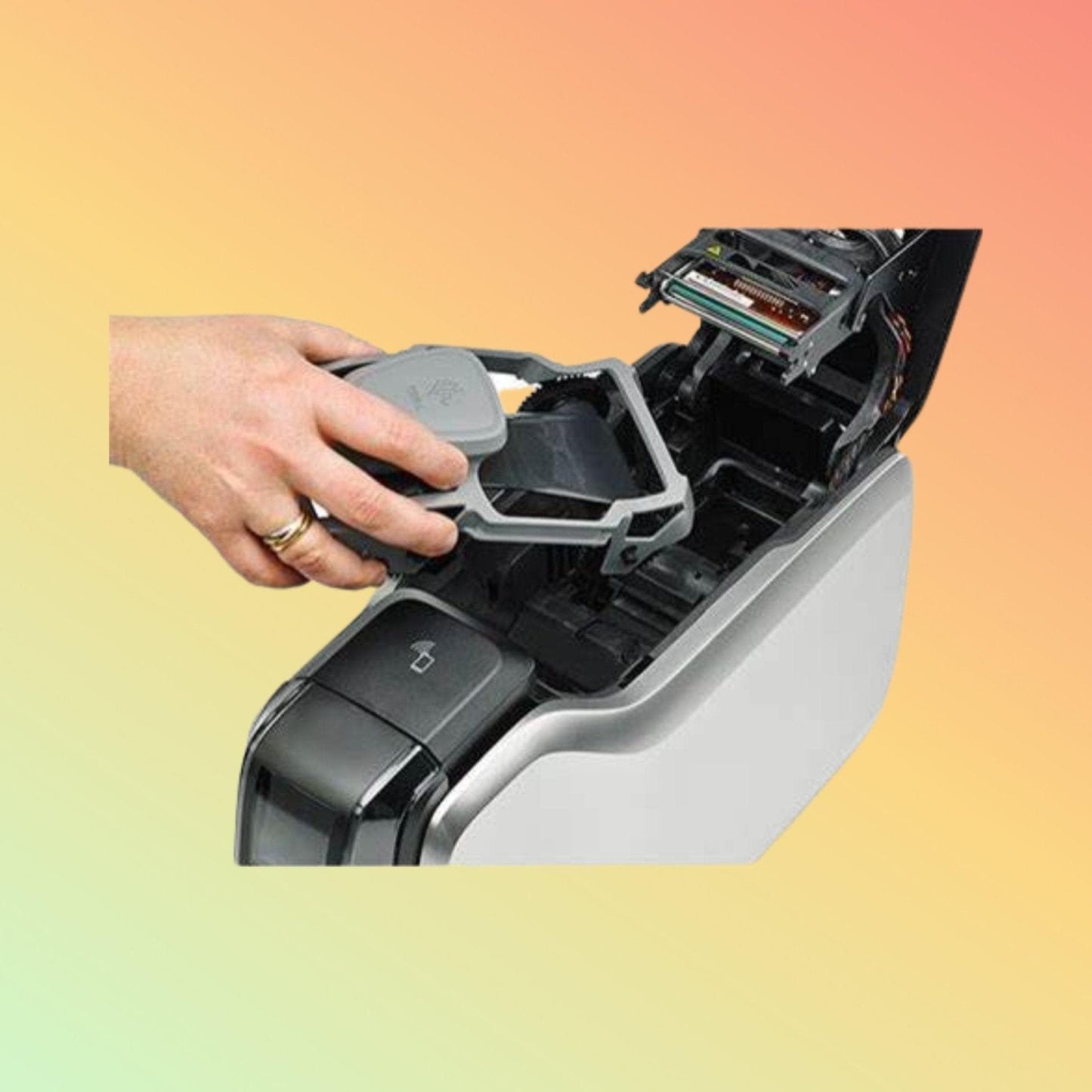 Zebra ZC32 printer software interface for card design