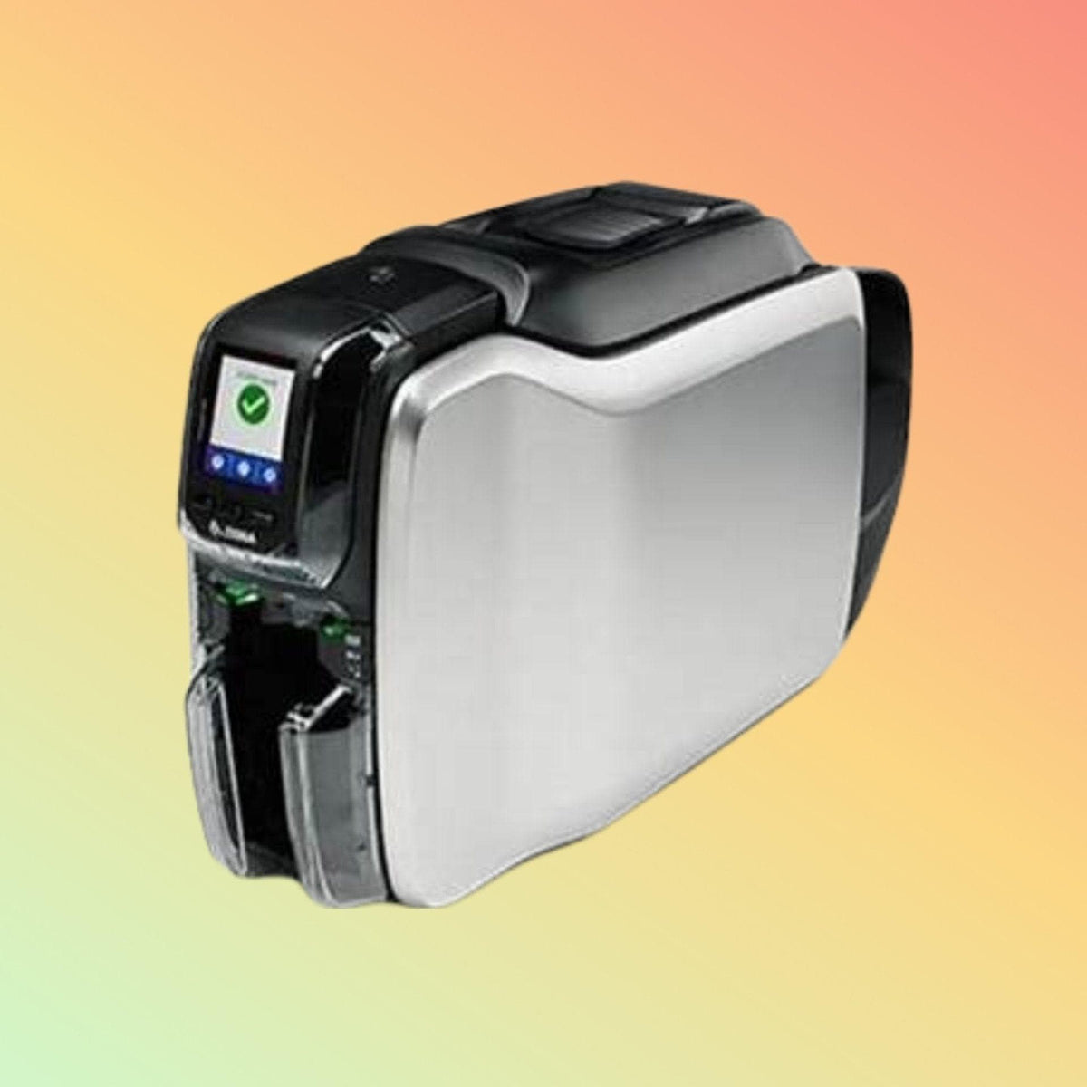Zebra ZC32 card printer connectivity ports (USB/Ethernet)