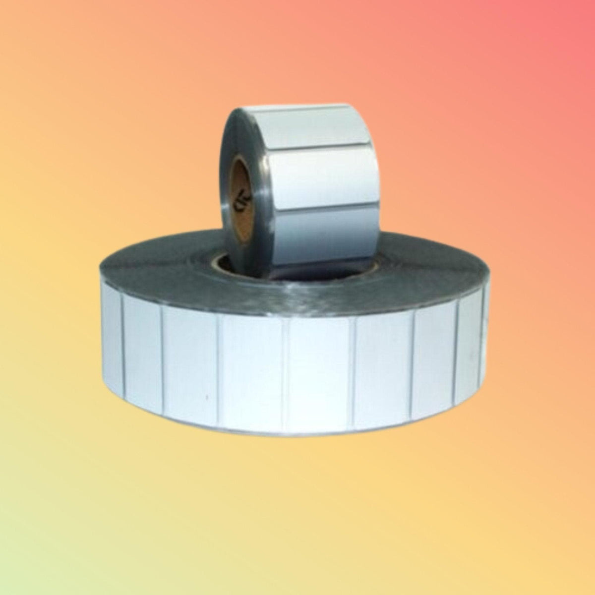 Labels & Tags - 50mm x 25mm Silver Synthetic - Neotech